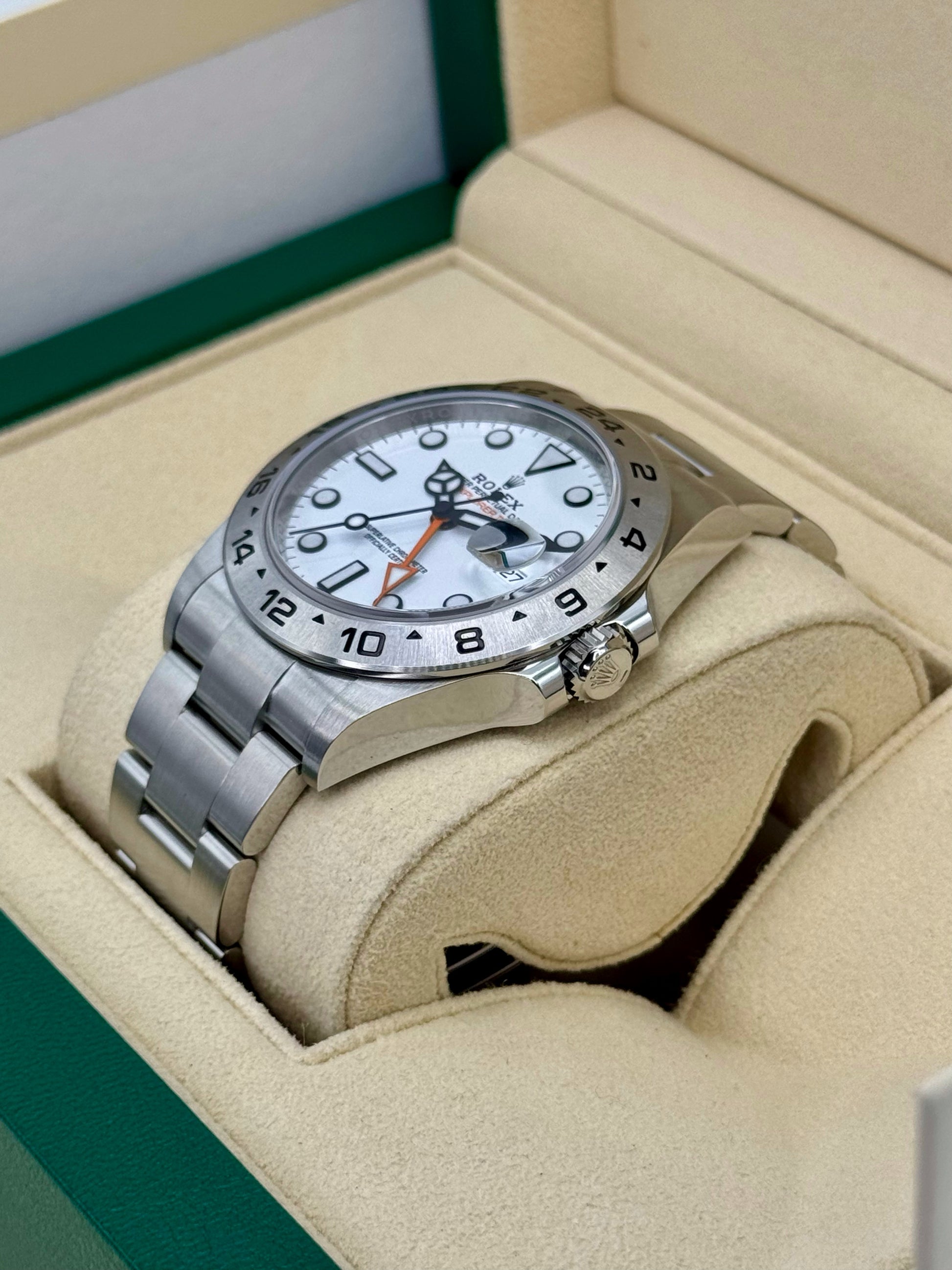2022 Rolex Explorer II 42mm 226570 Polar White Dial - MyWatchLLC