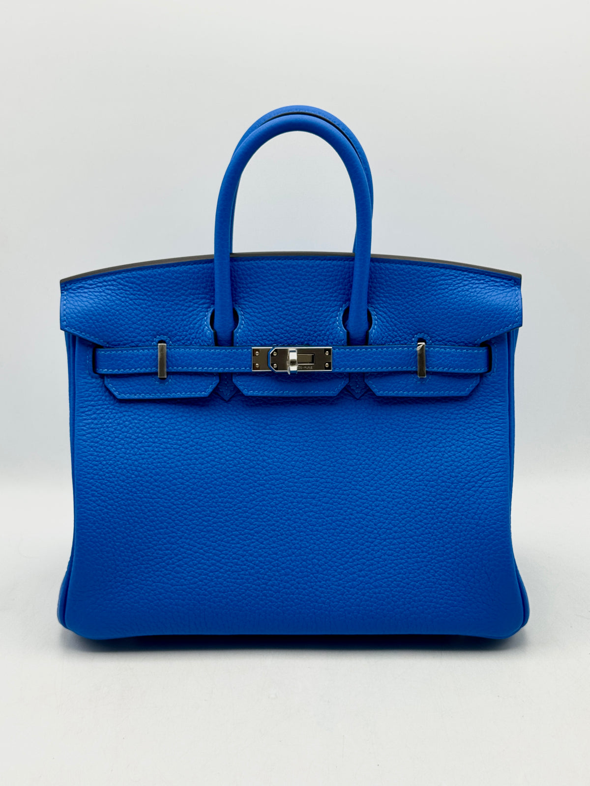 NEW 2026 Hermès Birkin 25 Handbag Togo Palladium Hardware Bleu Hydra - MyWatchLLC