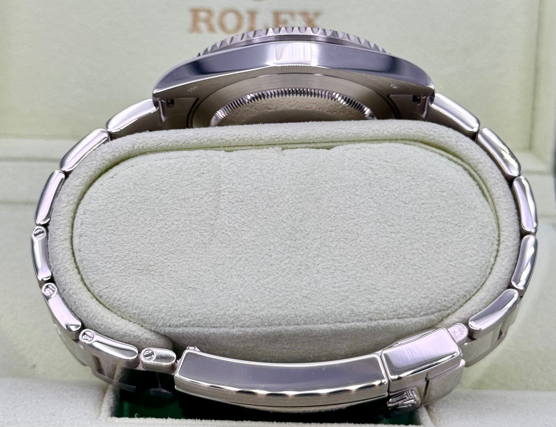 2013 Rolex Submariner Date "Smurf" 40mm 116619LB White Gold Blue Dial - MyWatchLLC