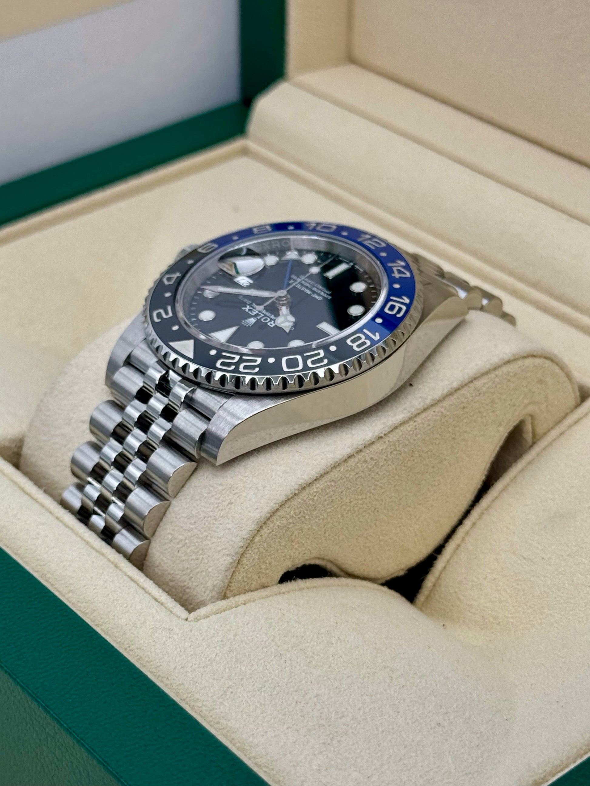 2020 Rolex GMT-Master II "Batgirl" 40mm 126710BLNR Jubilee - MyWatchLLC