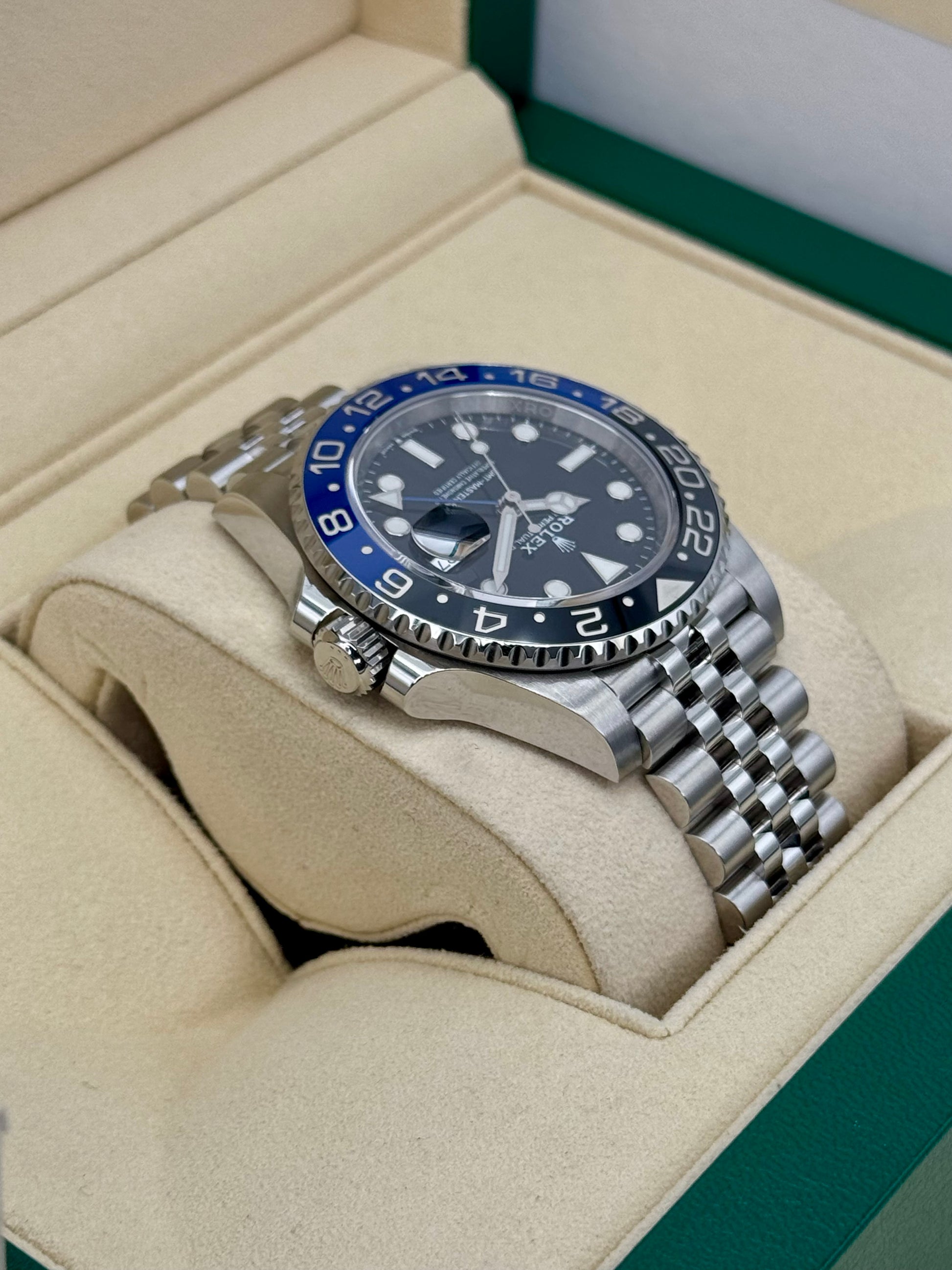 2020 Rolex GMT-Master II "Batgirl" 40mm 126710BLNR Jubilee - MyWatchLLC