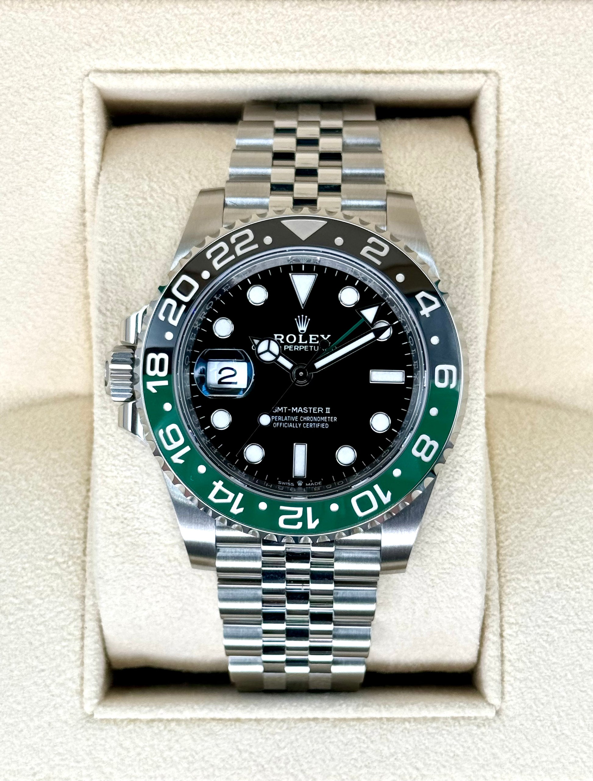 NEW 2023 Rolex GMT-Master II “Sprite” 40mm 126720VTNR Jubilee - MyWatchLLC