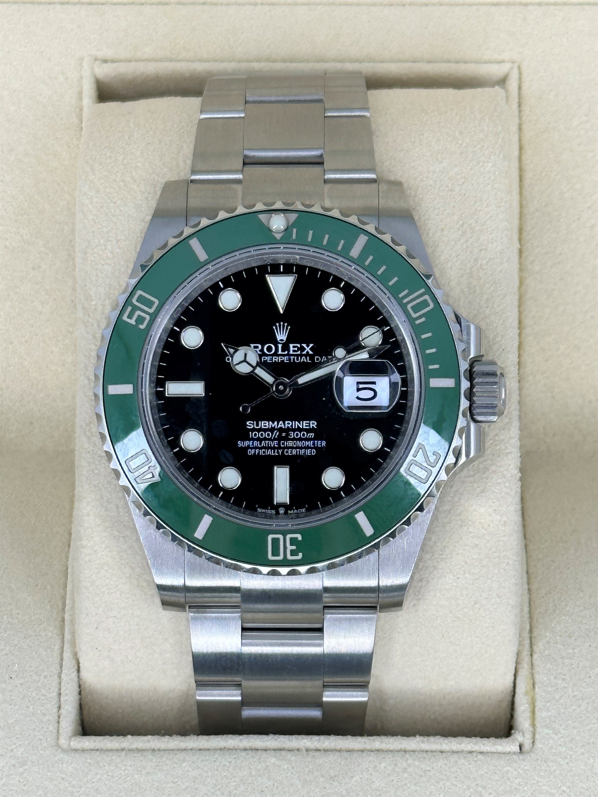 2023 Rolex Submariner Date “Starbucks” 41mm 126610LV Oyster Black Dial - MyWatchLLC