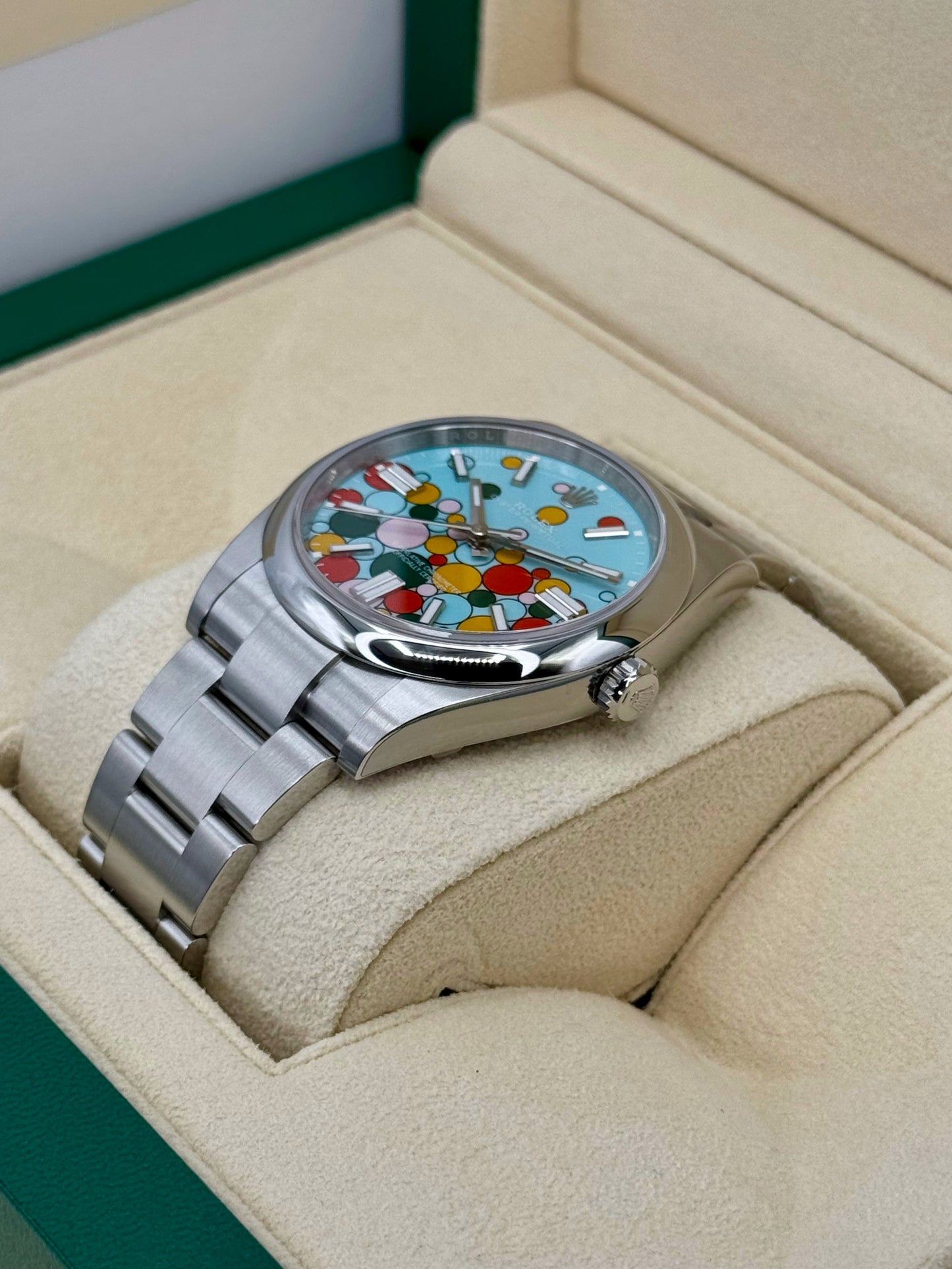 NEW 2024 Rolex Oyster Perpetual 41mm 124300 Celebration Dial
