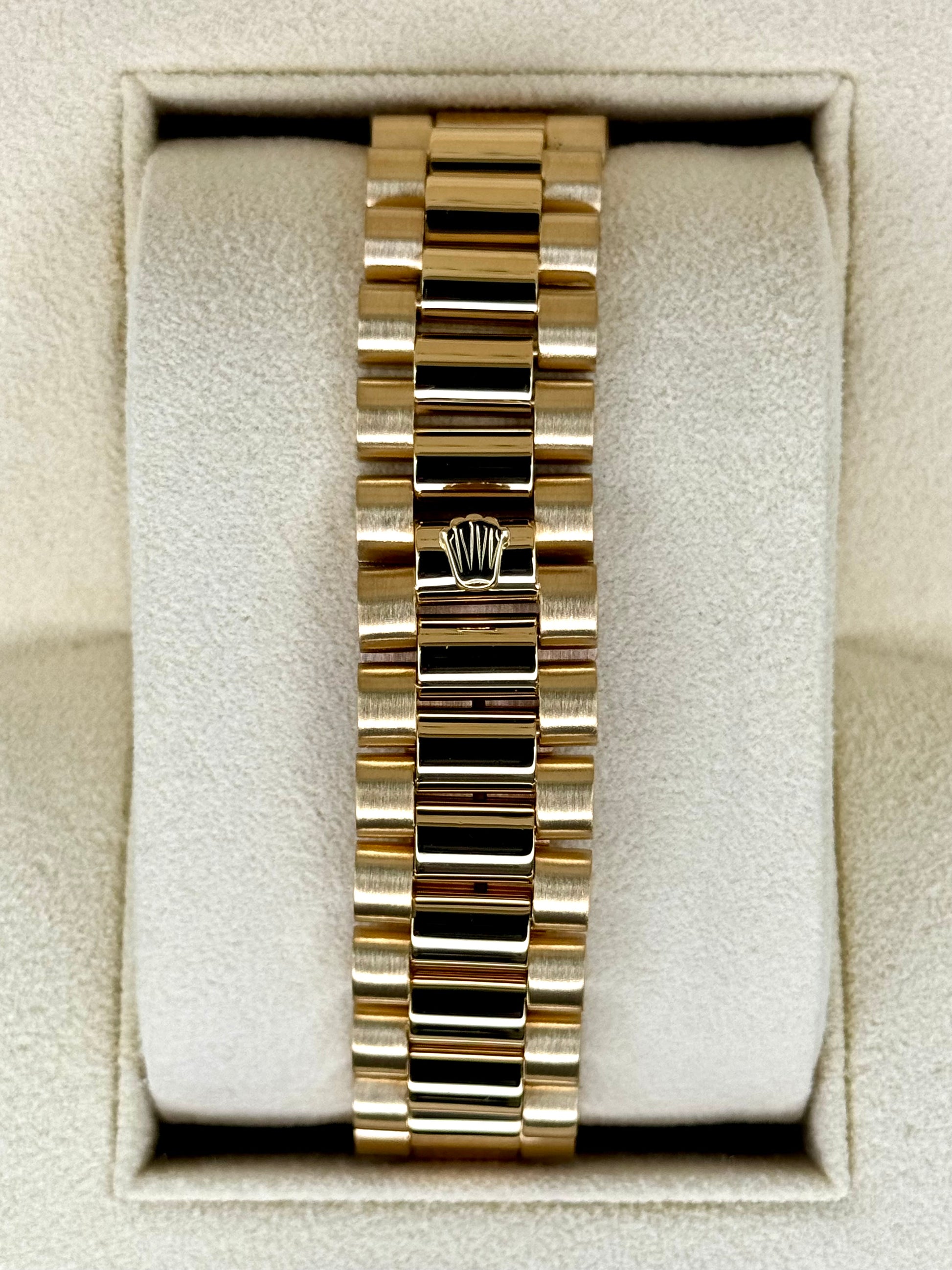 1981 Rolex Day-Date 36mm 18038 Presidential Black Dial - MyWatchLLC