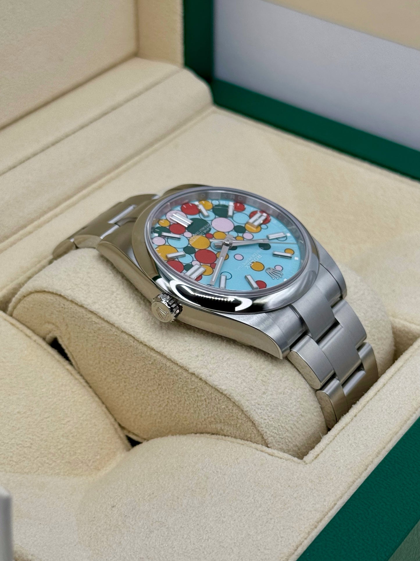 NEW 2024 Rolex Oyster Perpetual 41mm 124300 Celebration Dial