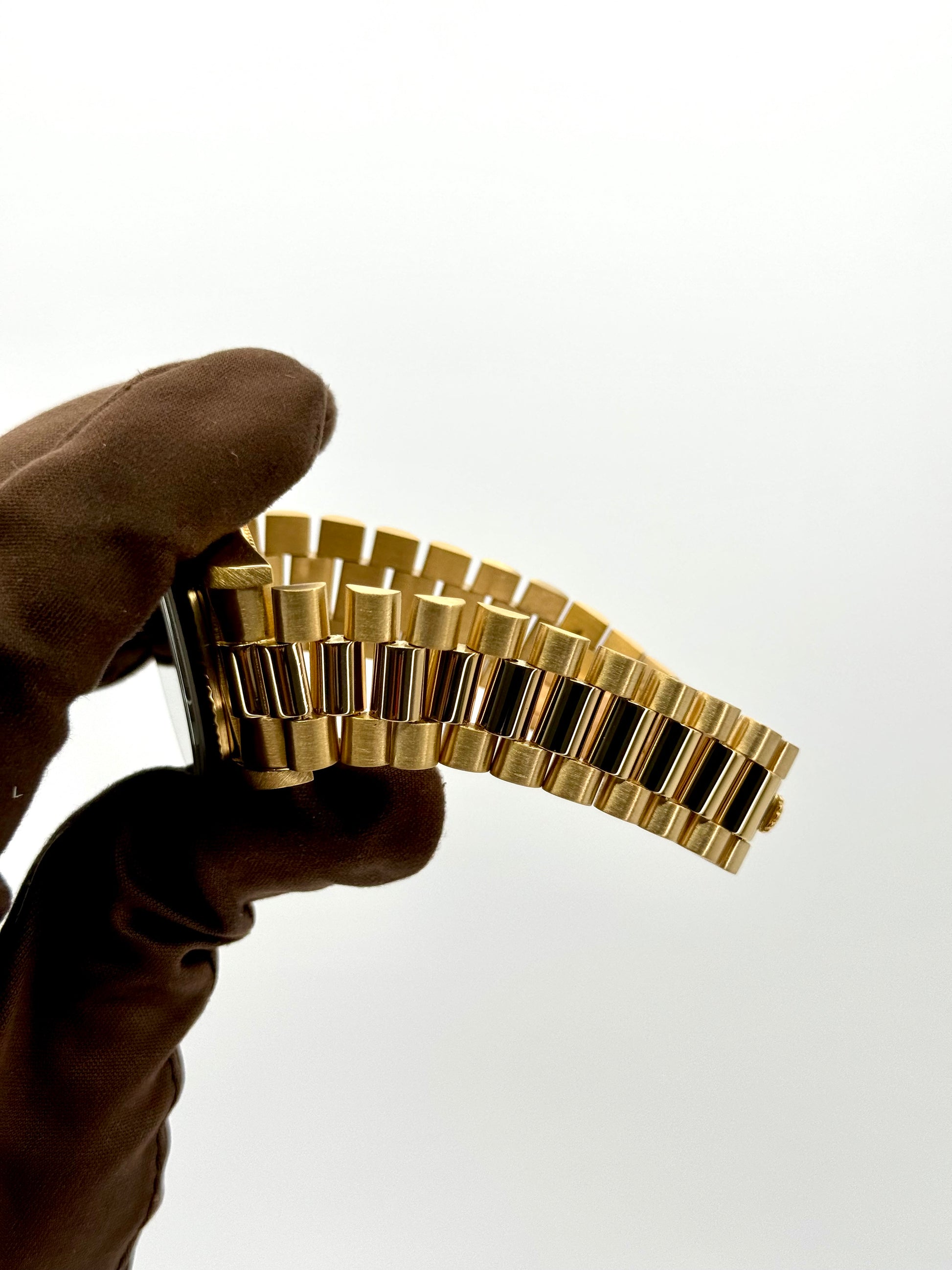 1981 Rolex Day-Date 36mm 18038 Presidential Black Dial - MyWatchLLC