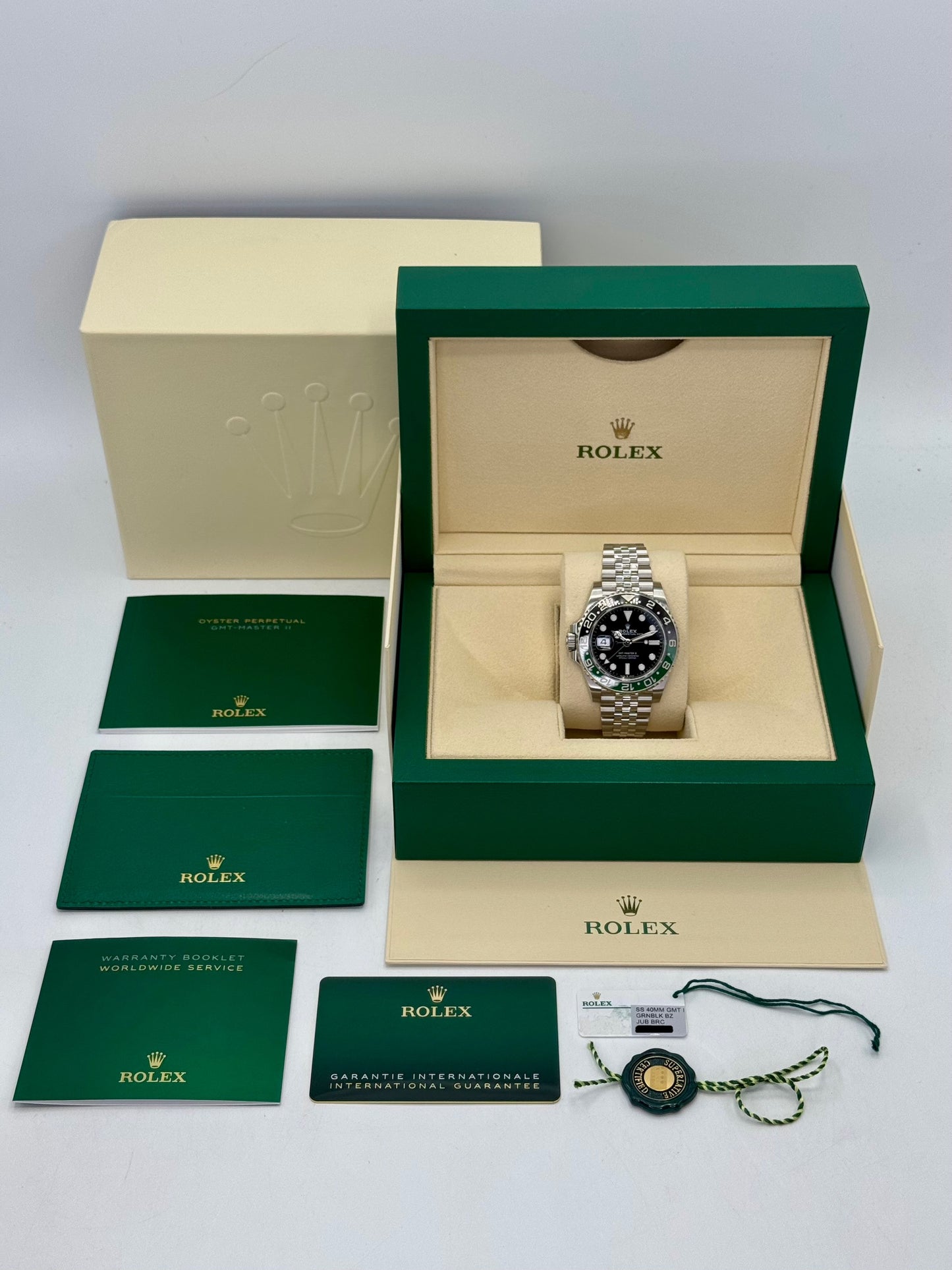 2024 Rolex GMT-Master II "Sprite" 40mm 126720VTNR Jubilee - MyWatchLLC
