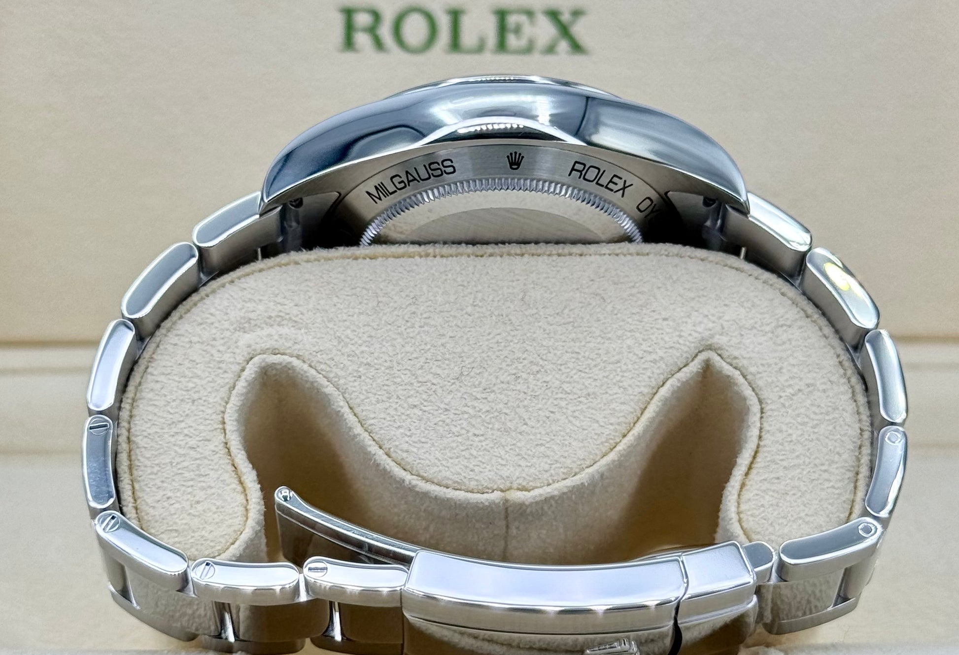 2023 Rolex Milgauss 40mm 116400GV Stainless Steel Blue Dial - MyWatchLLC