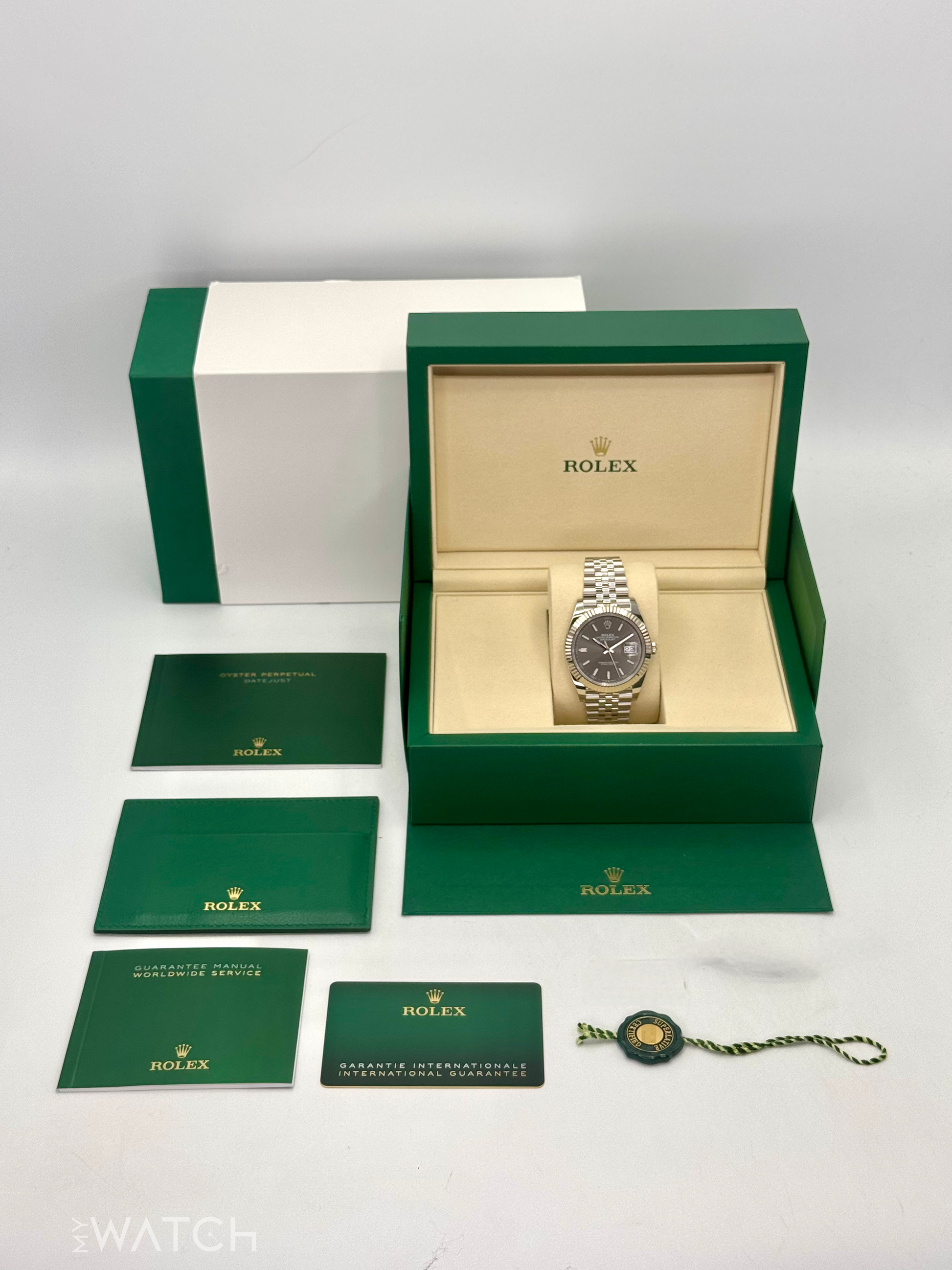 NEW 2025 Rolex Datejust 41mm 126334 Stainless Steel Jubilee Rhodium Dial - MyWatchLLC