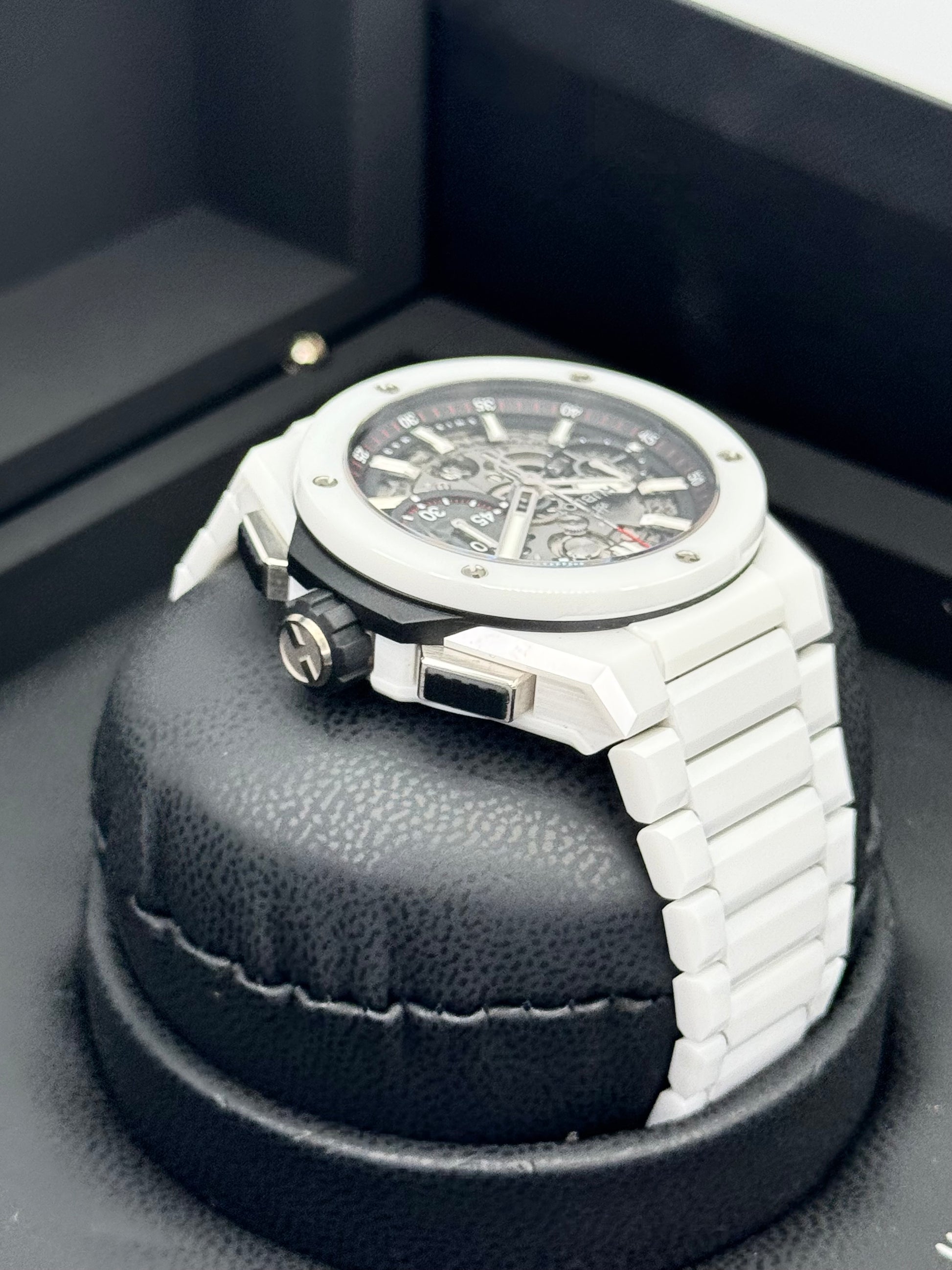 2021 Hublot Big Bang Integrated 42mm 451.HX.1123.HX White Ceramic - MyWatchLLC