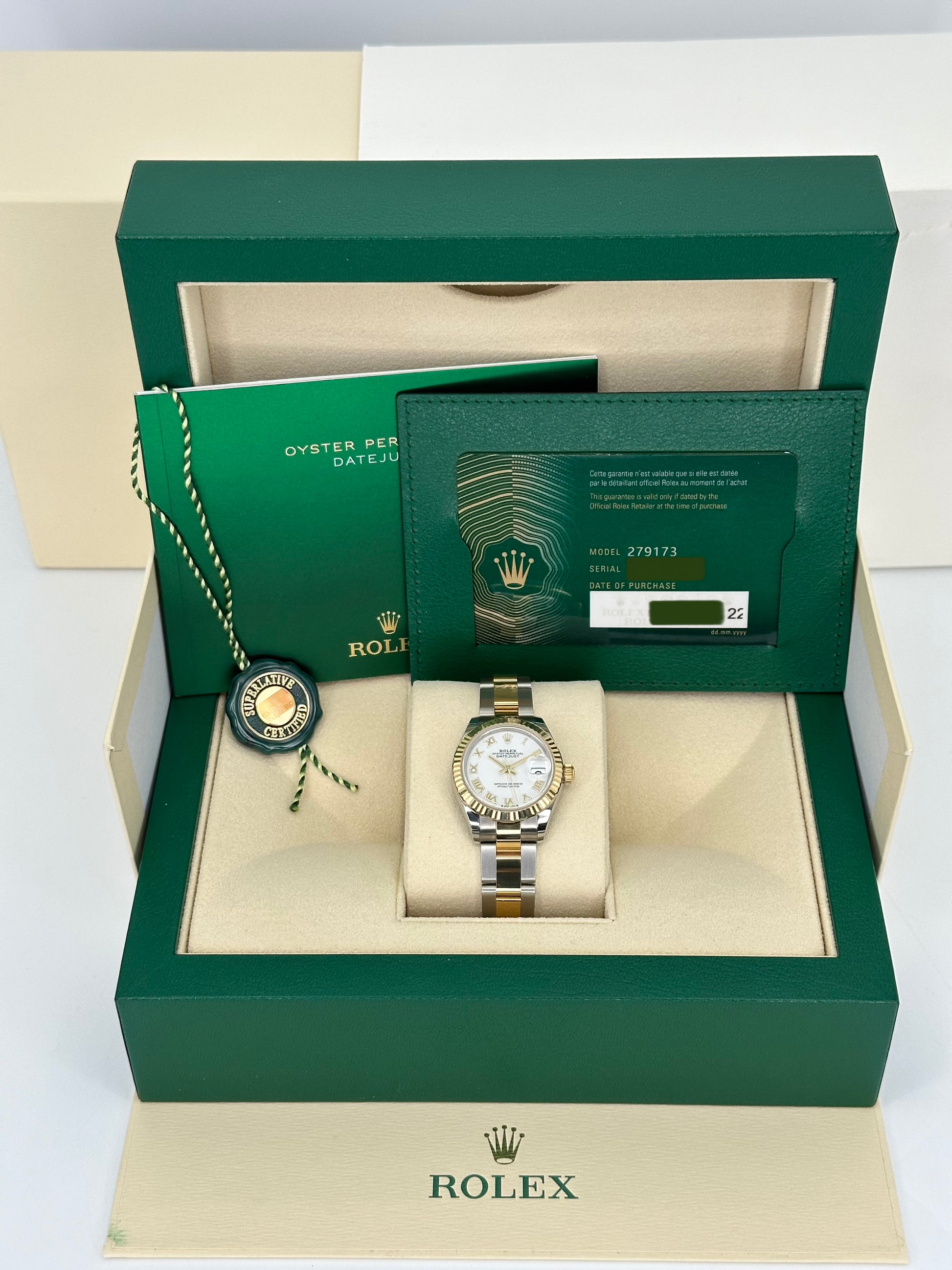 NEW 2022 Rolex Lady Datejust 28mm 279173 - MyWatchLLC