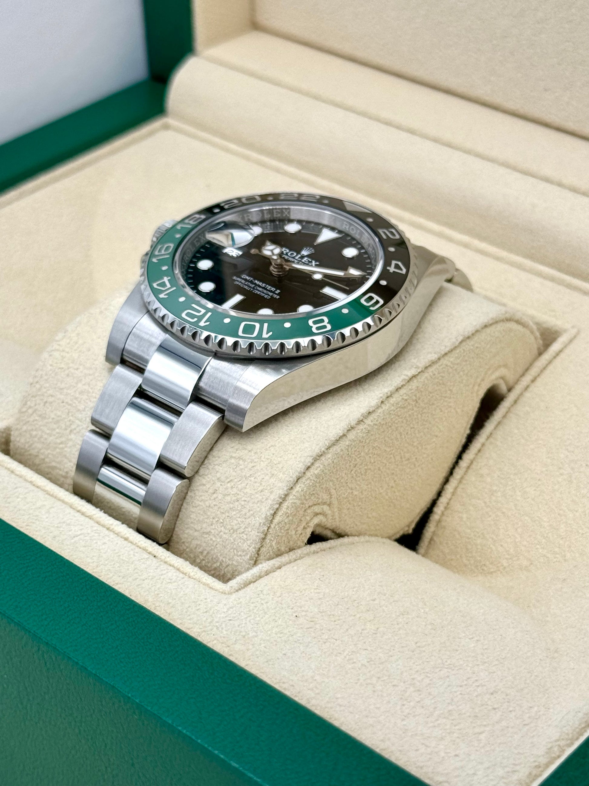NEW 2024 Rolex GMT-Master II "Sprite" 40mm 126720VTNR Oyster - MyWatchLLC