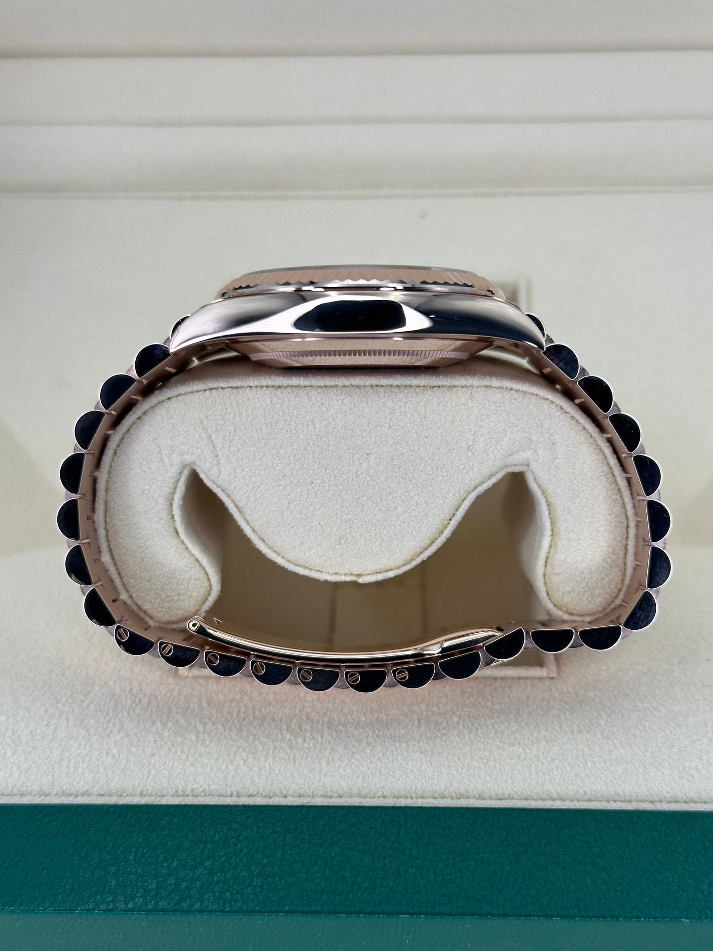 2022 Rolex Day-Date 40mm 228235 Presidential Rose Gold Olive Dial - MyWatchLLC