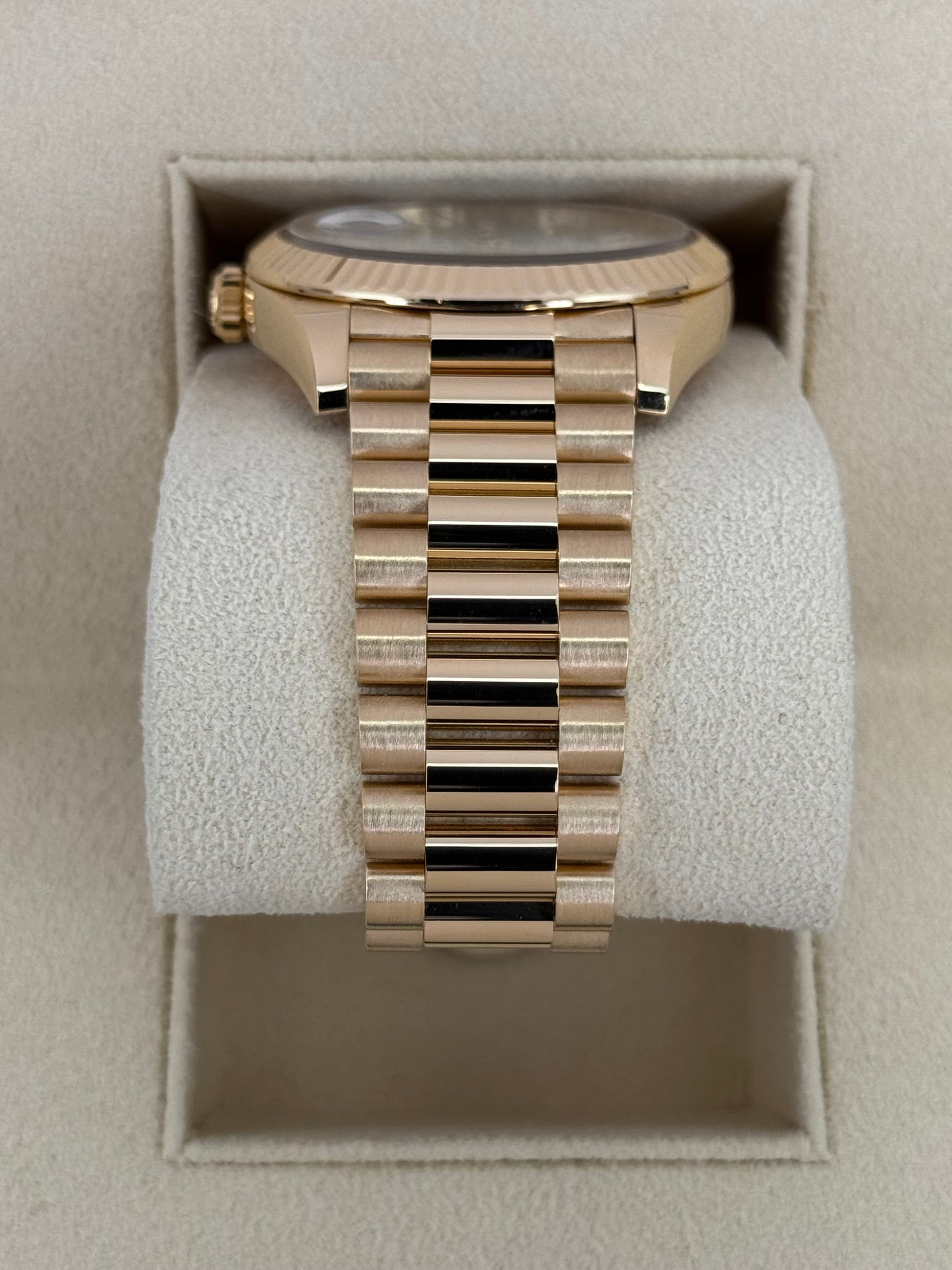 NEW 2025 Rolex Day-Date 40mm 228238 Mother Of Pearl Diamond Dial - MyWatchLLC