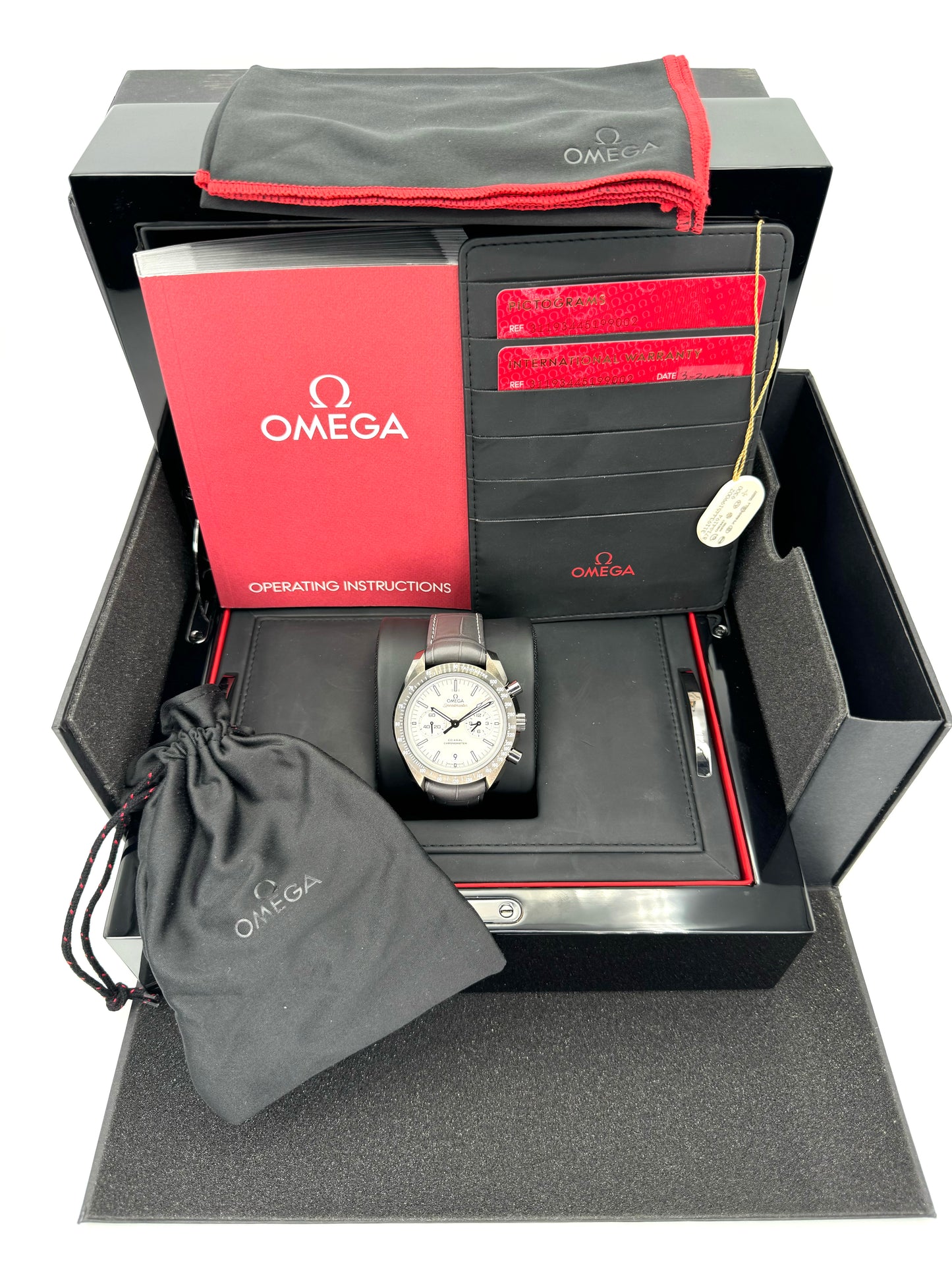 2022 Speedmaster Dark Side Of The Moon 44.25mm Grey Ceramic - MyWatchLLC