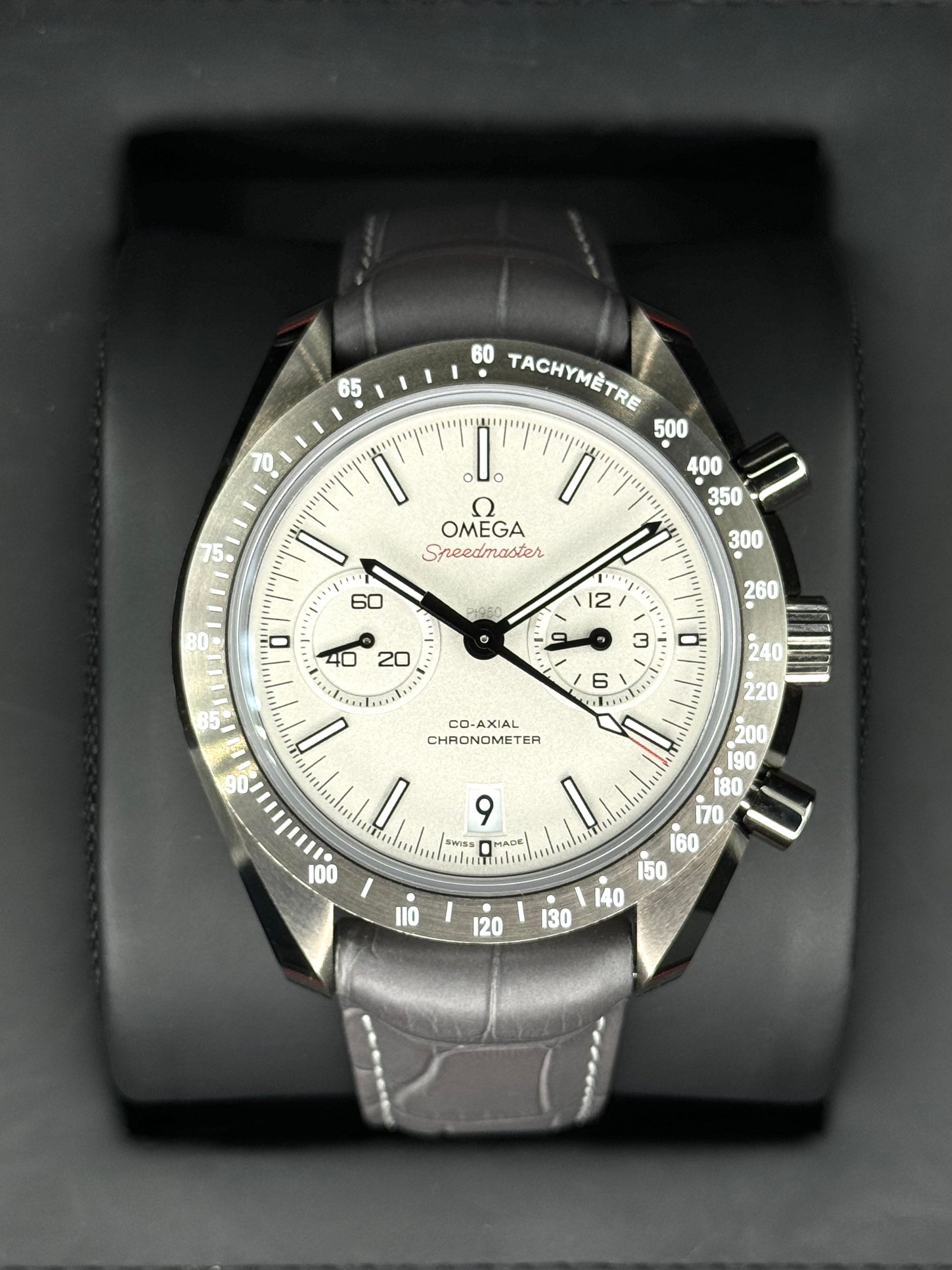 2022 Speedmaster Dark Side Of The Moon 44.25mm Grey Ceramic - MyWatchLLC