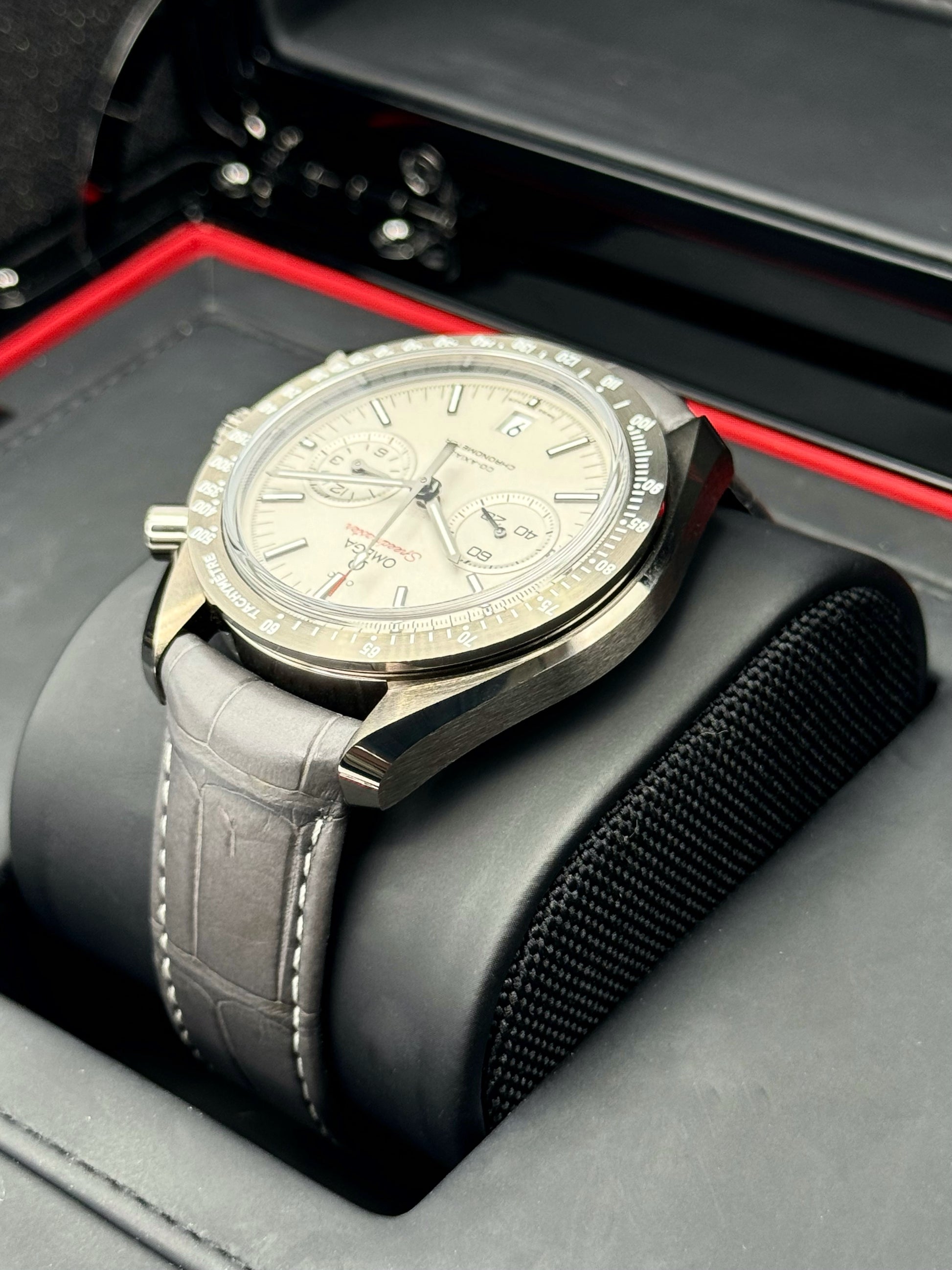 2022 Speedmaster Dark Side Of The Moon 44.25mm Grey Ceramic - MyWatchLLC