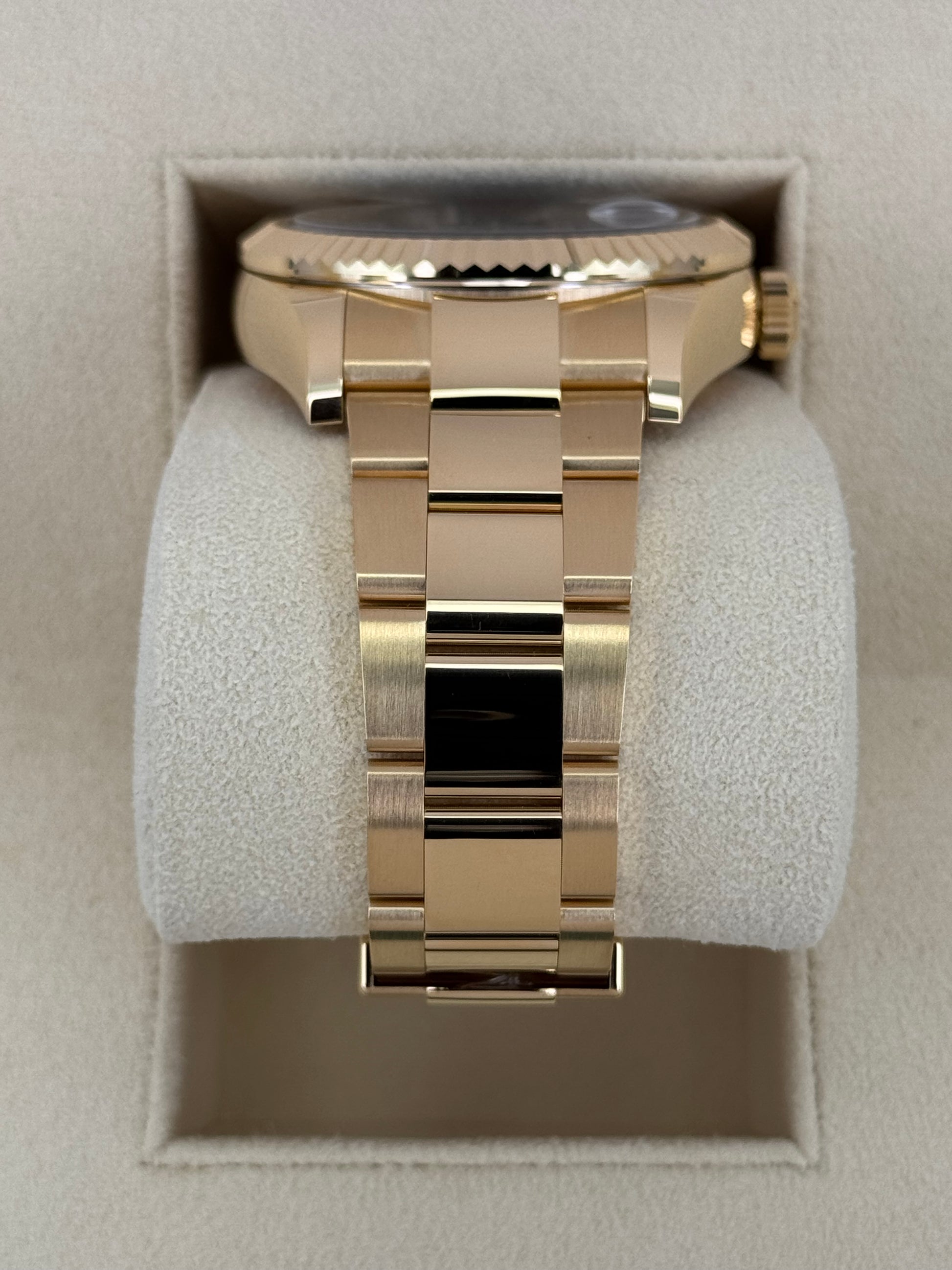 NEW 2025 Rolex Sky-Dweller 42mm 336938 Yellow Gold Oyster Black Dial - MyWatchLLC