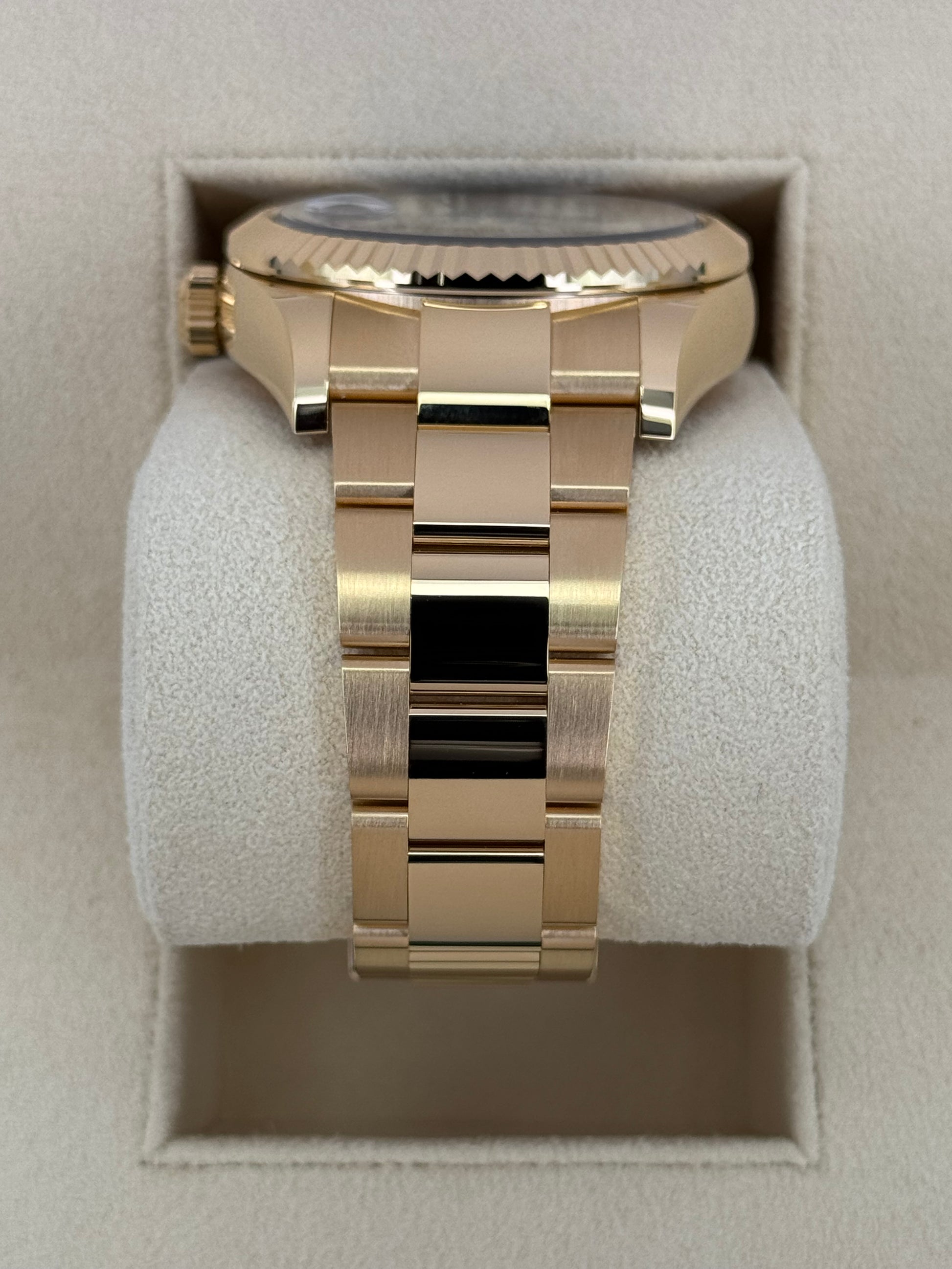 NEW 2025 Rolex Sky-Dweller 42mm 336938 Yellow Gold Oyster Black Dial - MyWatchLLC