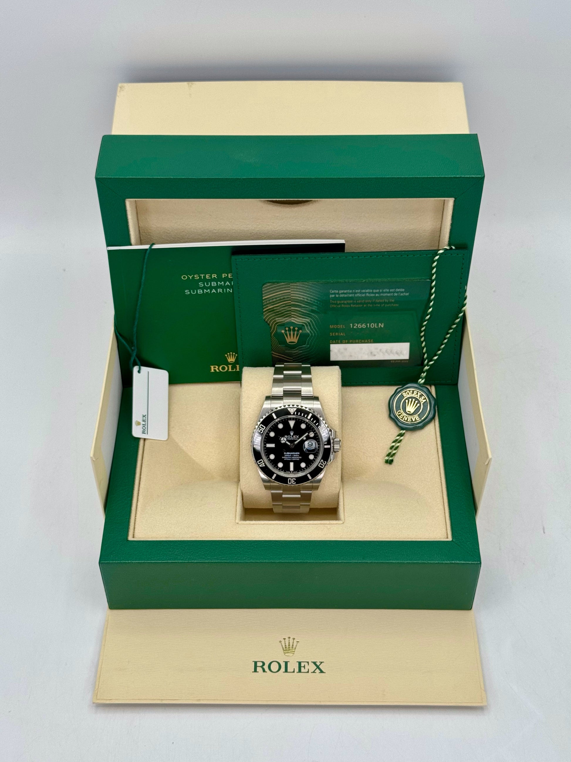 2022 Rolex Submariner 41mm 126610LN Stainless Steel Black Dial - MyWatchLLC
