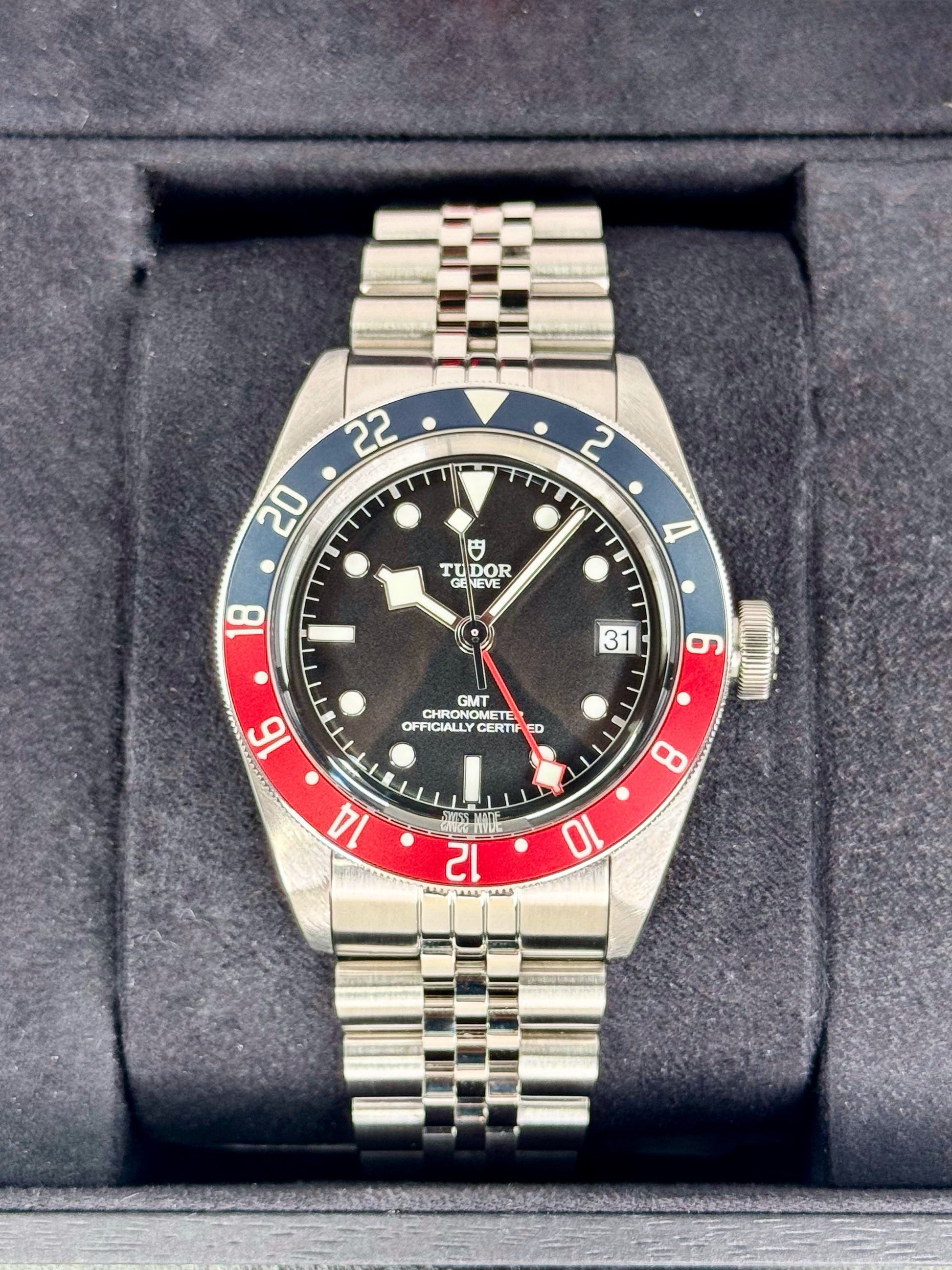 2022 Tudor Black Bay GMT 41mm 79830RB Stainless Steel Black Dial - MyWatchLLC