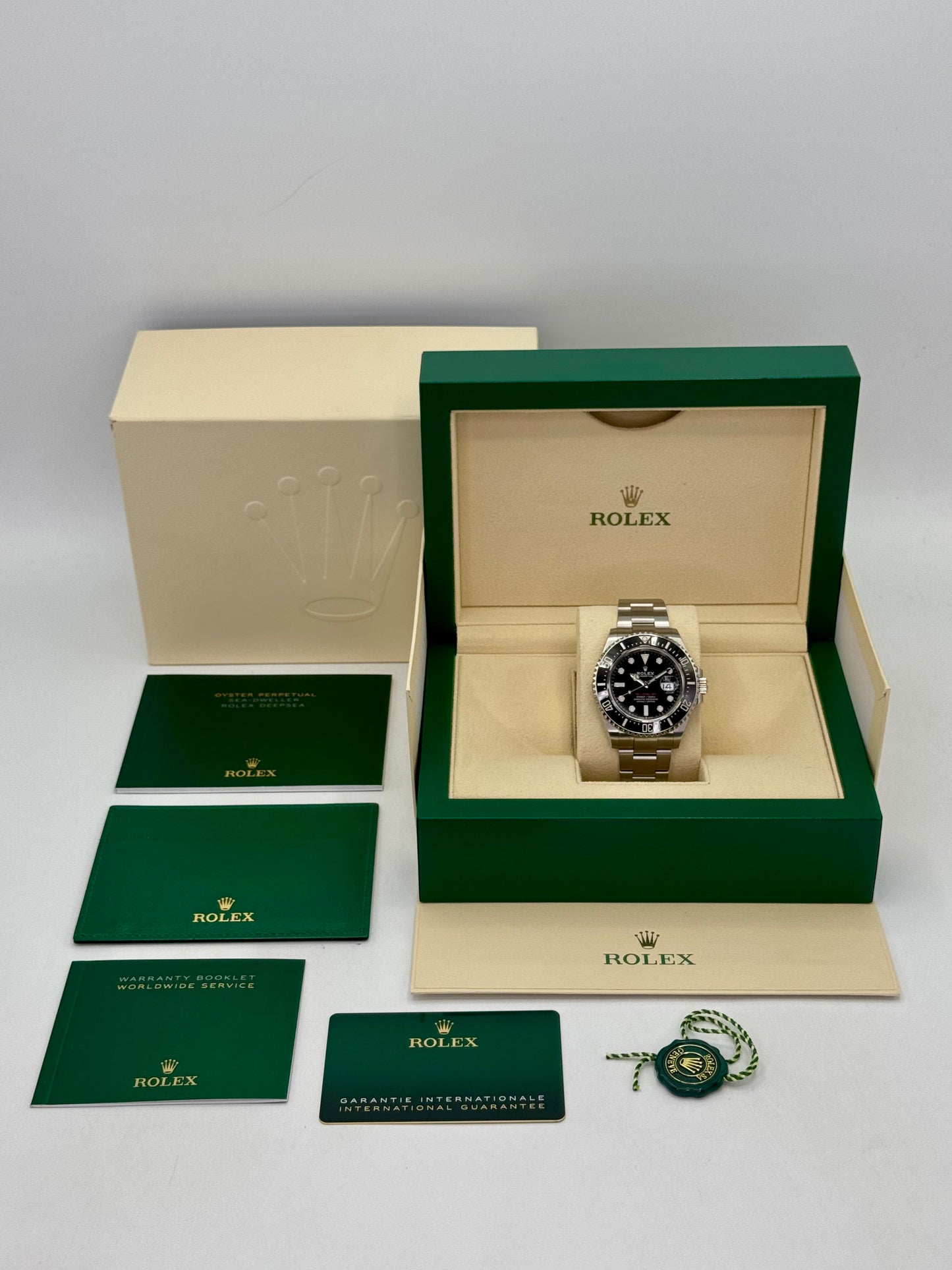 2022 Rolex Sea-Dweller 43mm 126600 Stainless Steel Black Dial