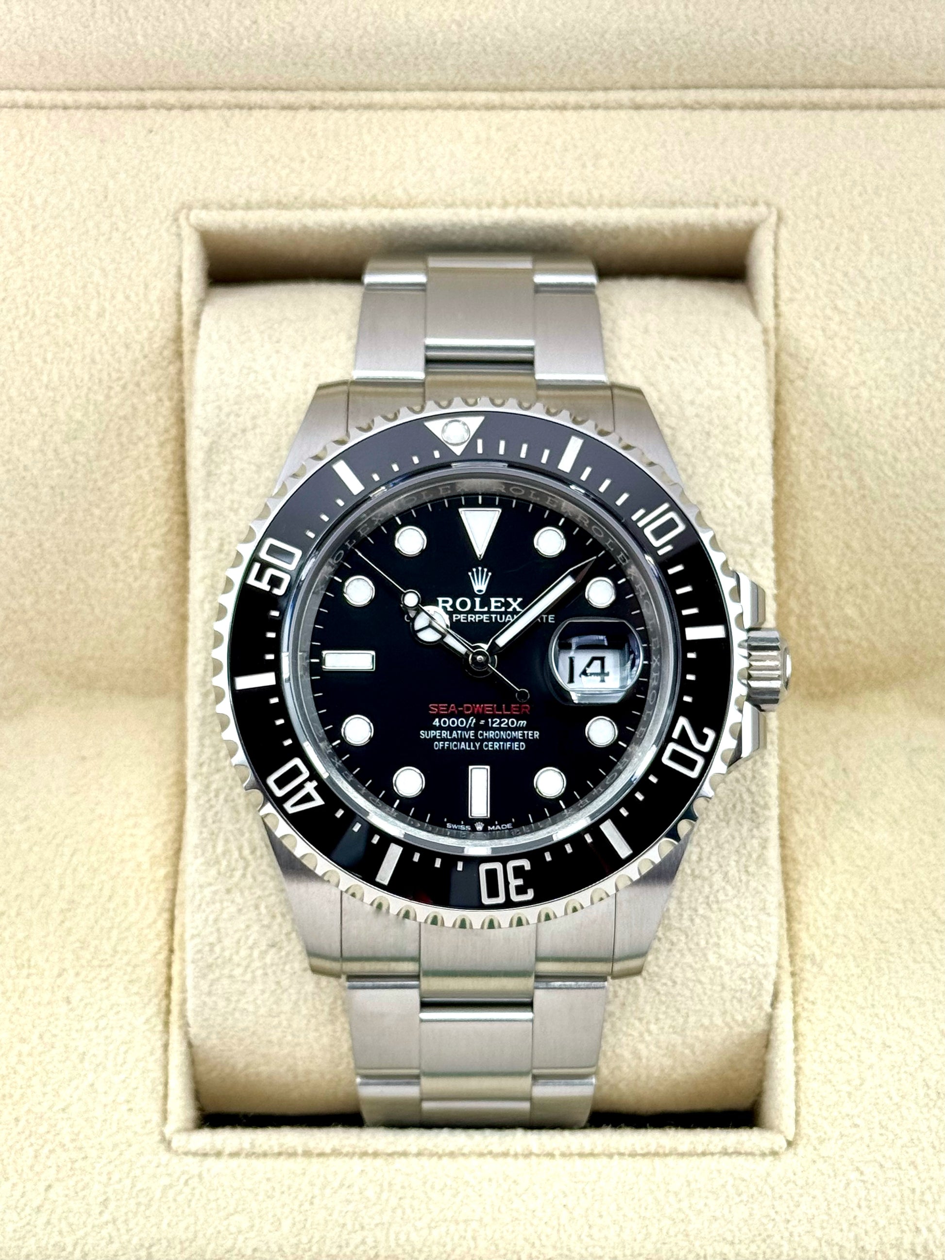 2022 Rolex Sea-Dweller 43mm 126600 Stainless Steel Black Dial - MyWatchLLC