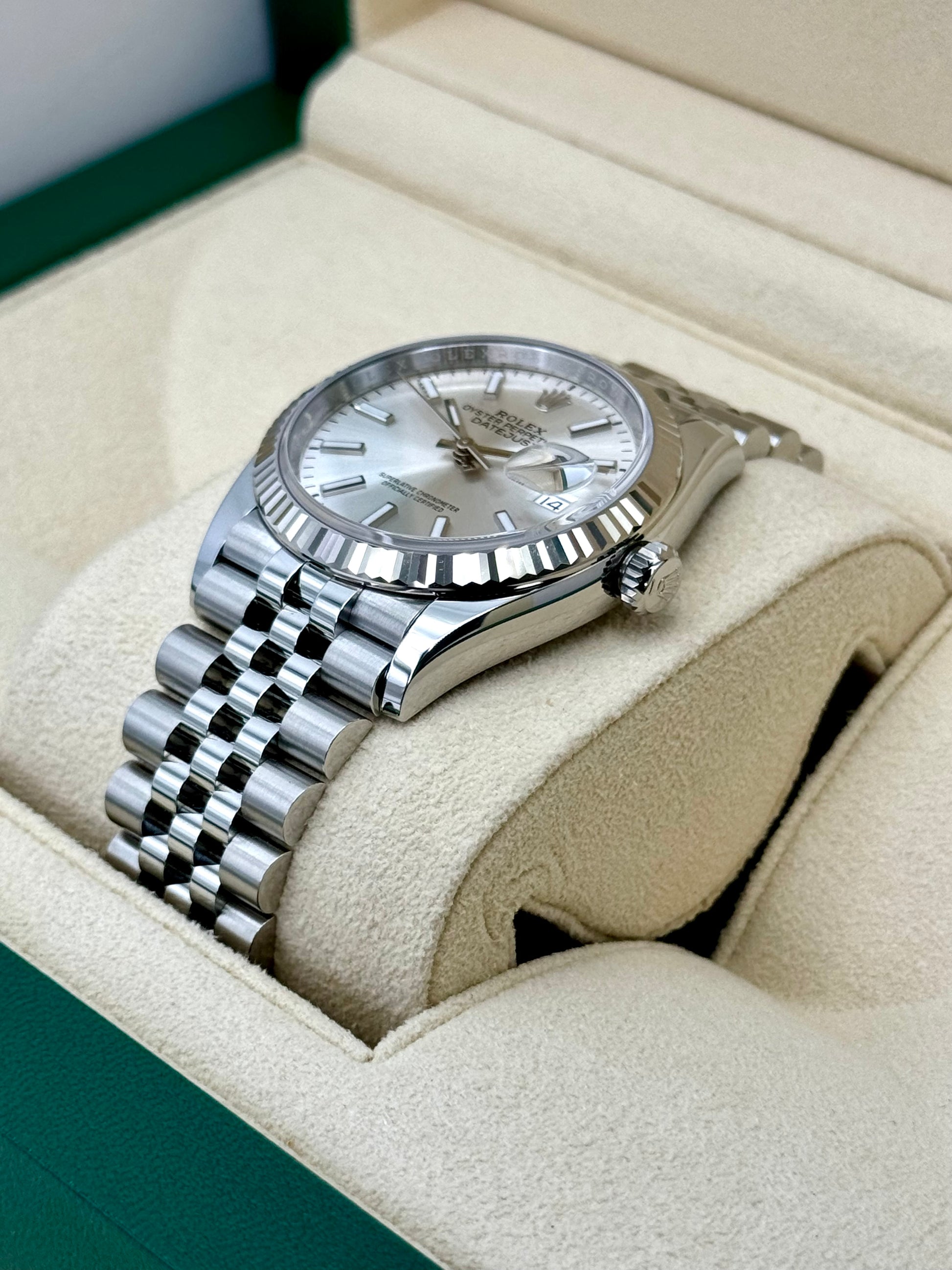 NEW 2024 Rolex Datejust 36mm 126234 Stainless Steel Jubilee Silver Dial - MyWatchLLC