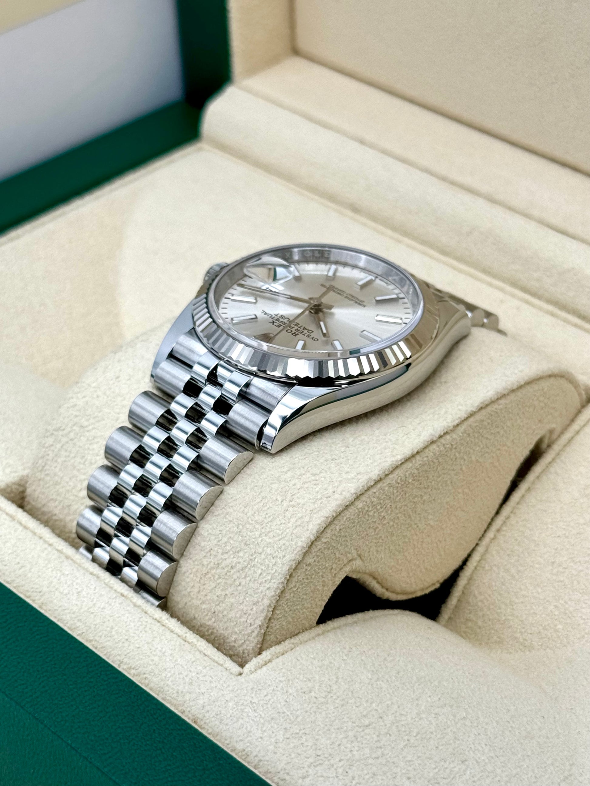 NEW 2024 Rolex Datejust 36mm 126234 Stainless Steel Jubilee Silver Dial - MyWatchLLC