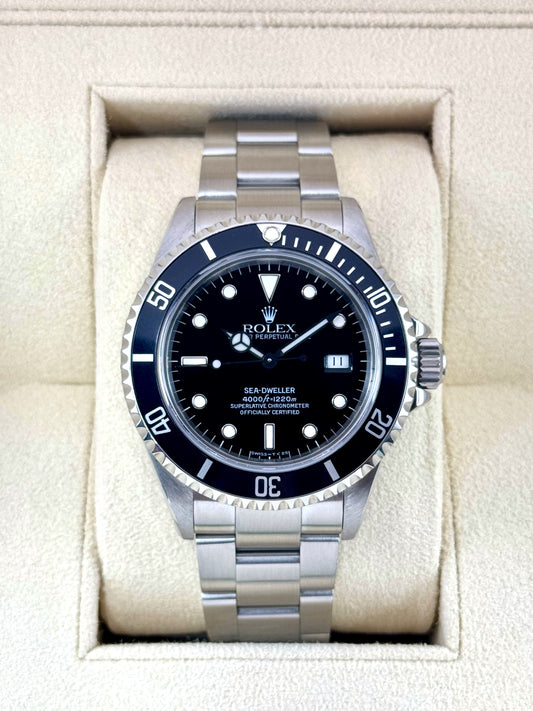 1995 Rolex Sea-Dweller 40mm 16600 Stainless Steel Black Dial - MyWatchLLC