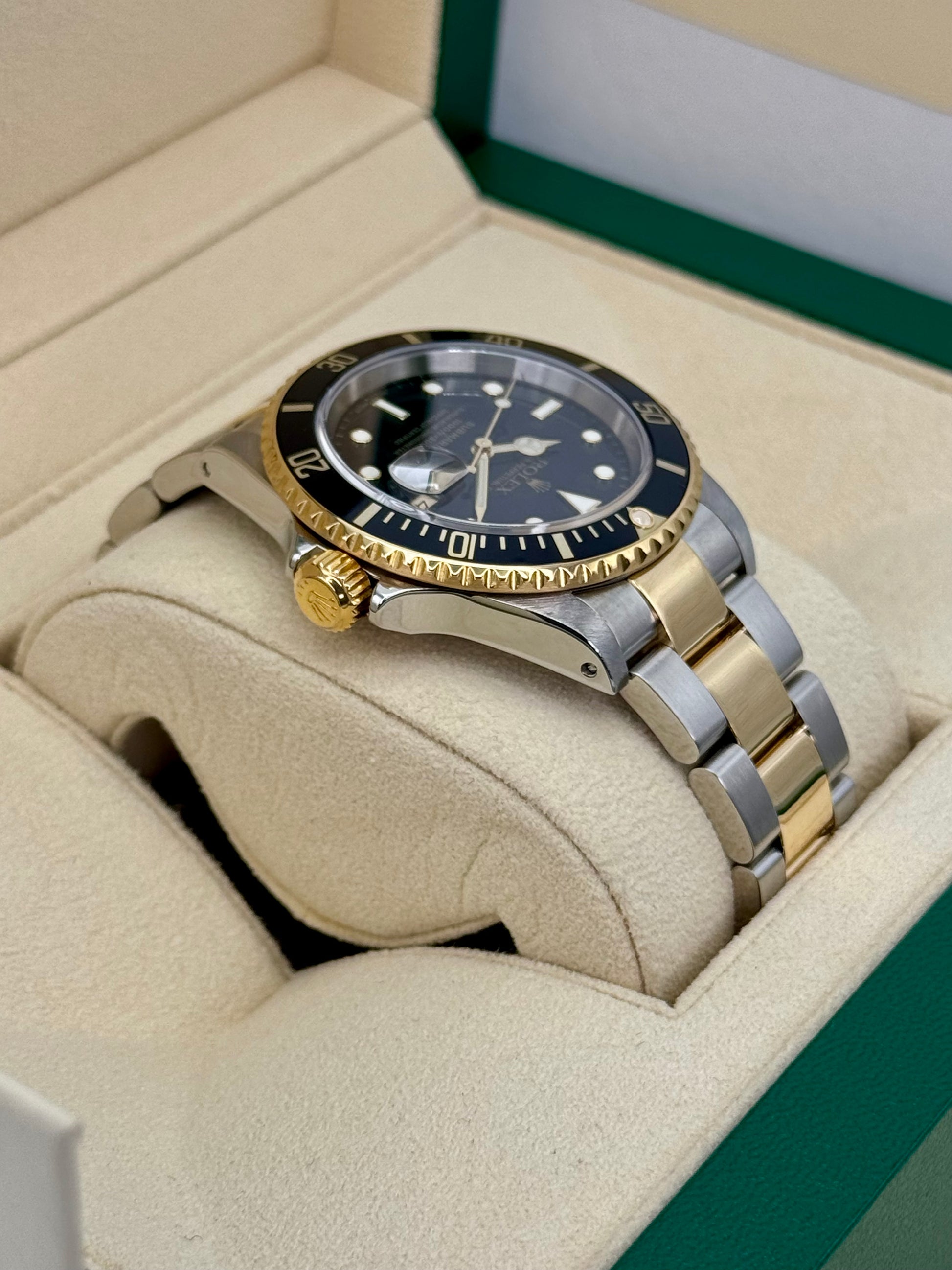 2005 Rolex Submariner 40mm 16613LN Two-Tone Black Dial - MyWatchLLC