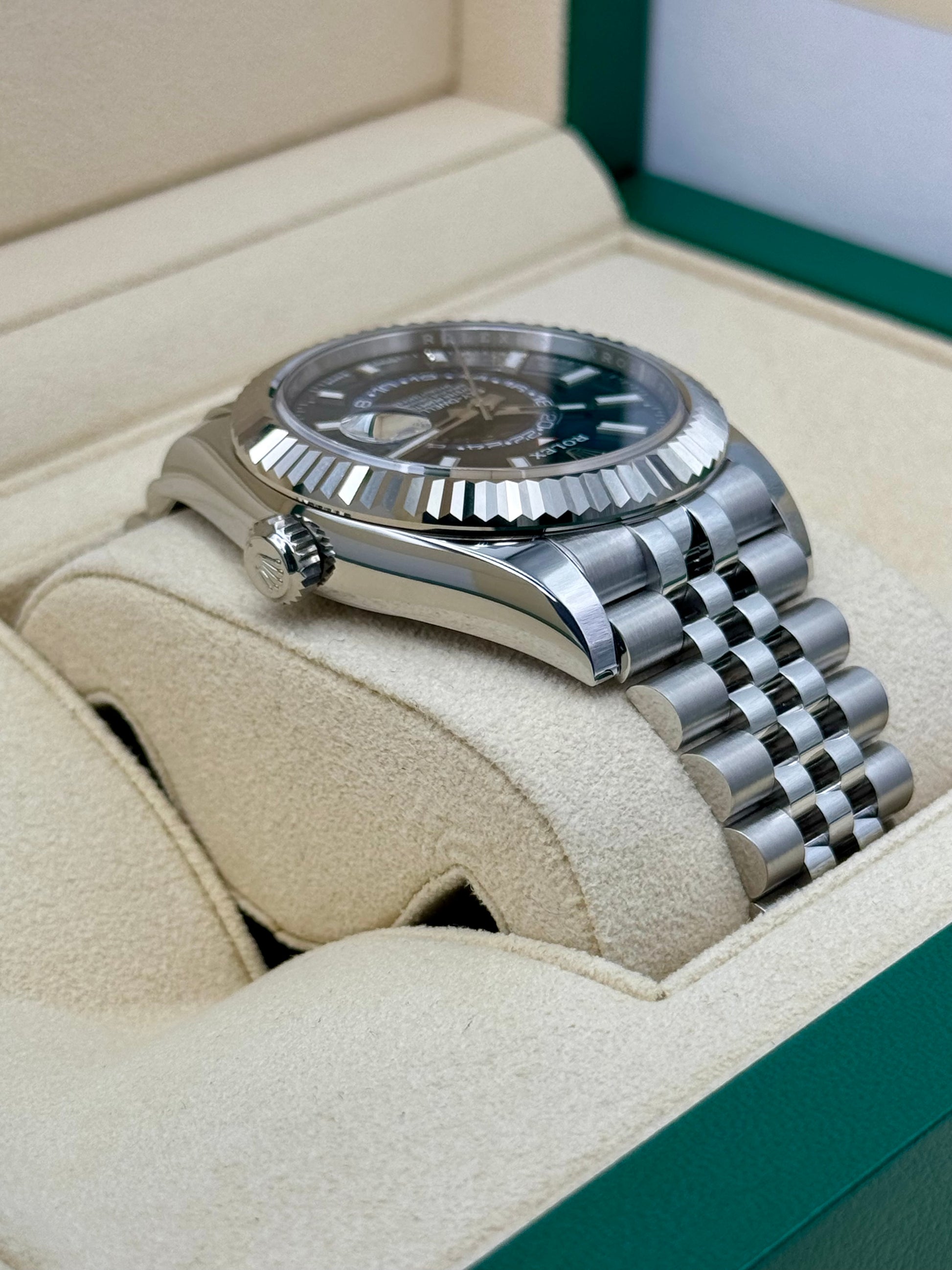 NEW 2023 Rolex Sky-Dweller 42mm 336934 Jubilee Blue Dial - MyWatchLLC