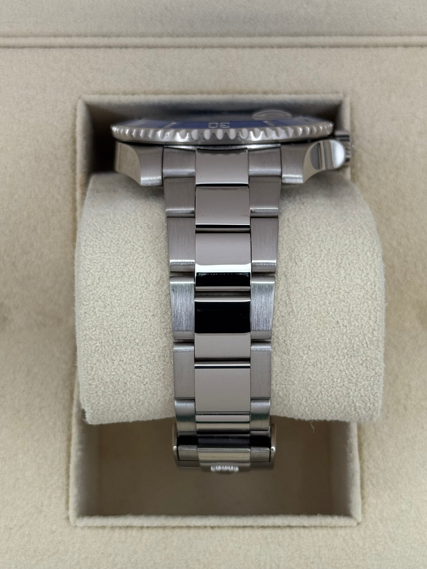 2017 Rolex Submariner "Smurf" 40mm 116619LB White Gold Blue Dial - MyWatchLLC