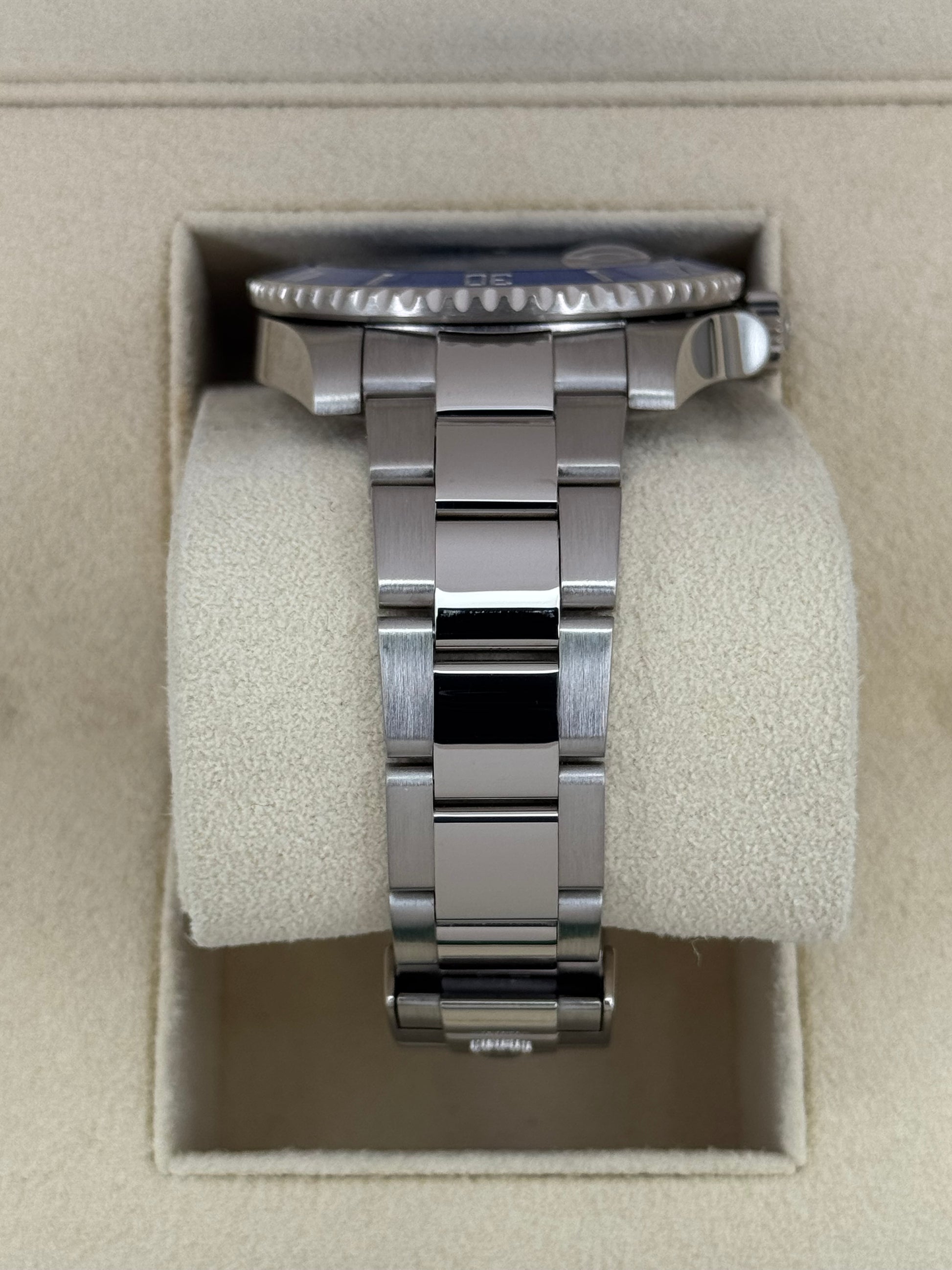 2017 Rolex Submariner "Smurf" 40mm 116619LB White Gold Blue Dial - MyWatchLLC