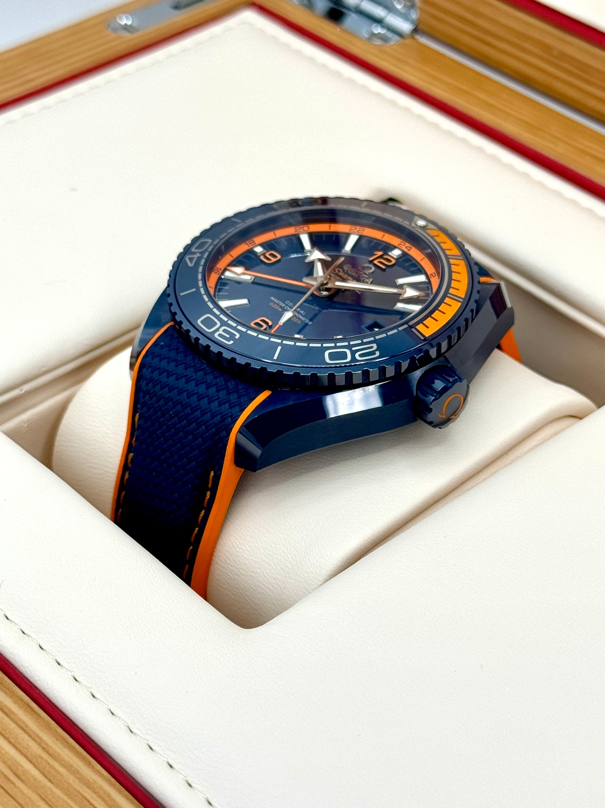 2020 Omega Seamaster Planet Ocean 45.5mm 215.92.46.22.03.001 Blue Dial - MyWatchLLC