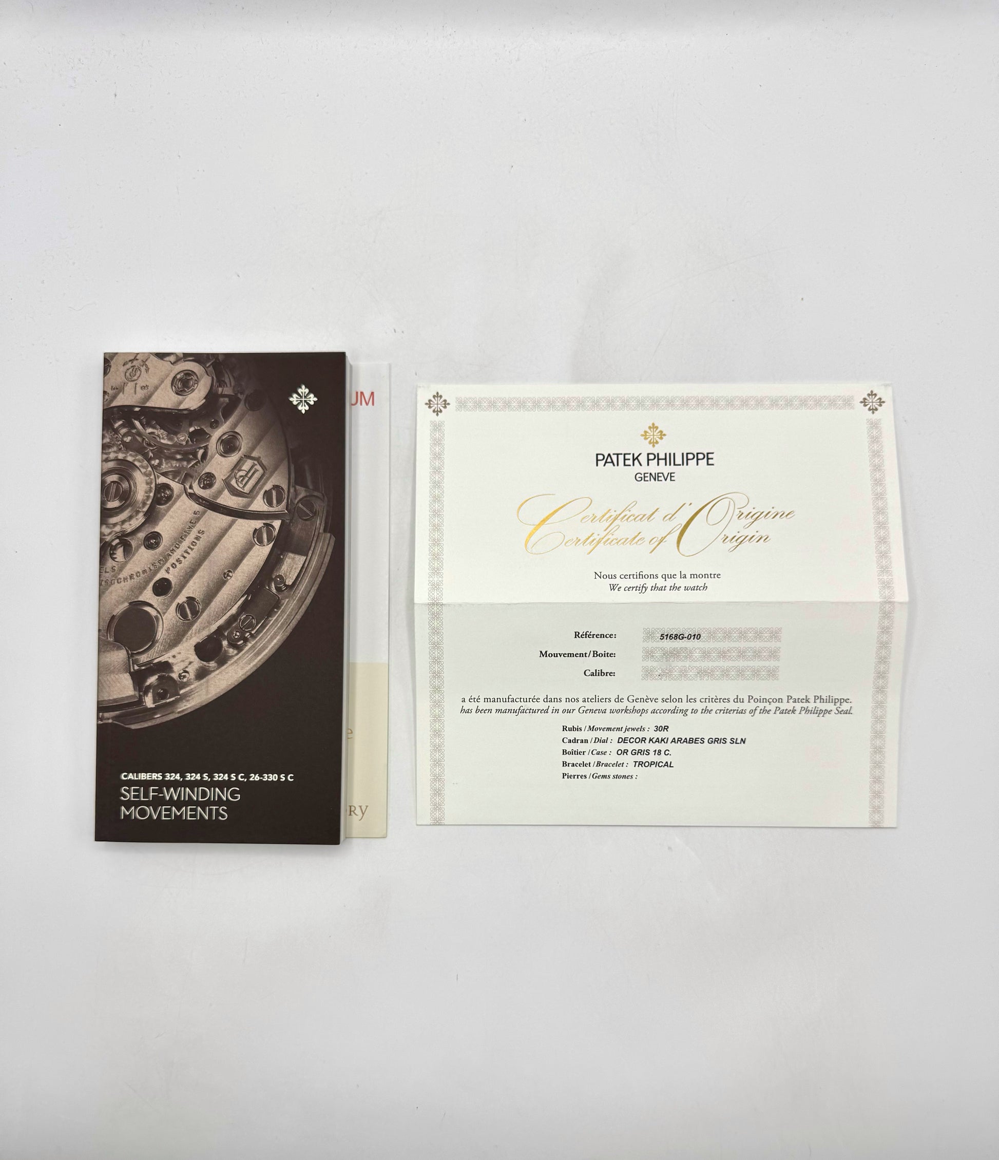 2022 Patek Philippe Aquanaut 5168G 42.2mm White Gold Green Dial - MyWatchLLC