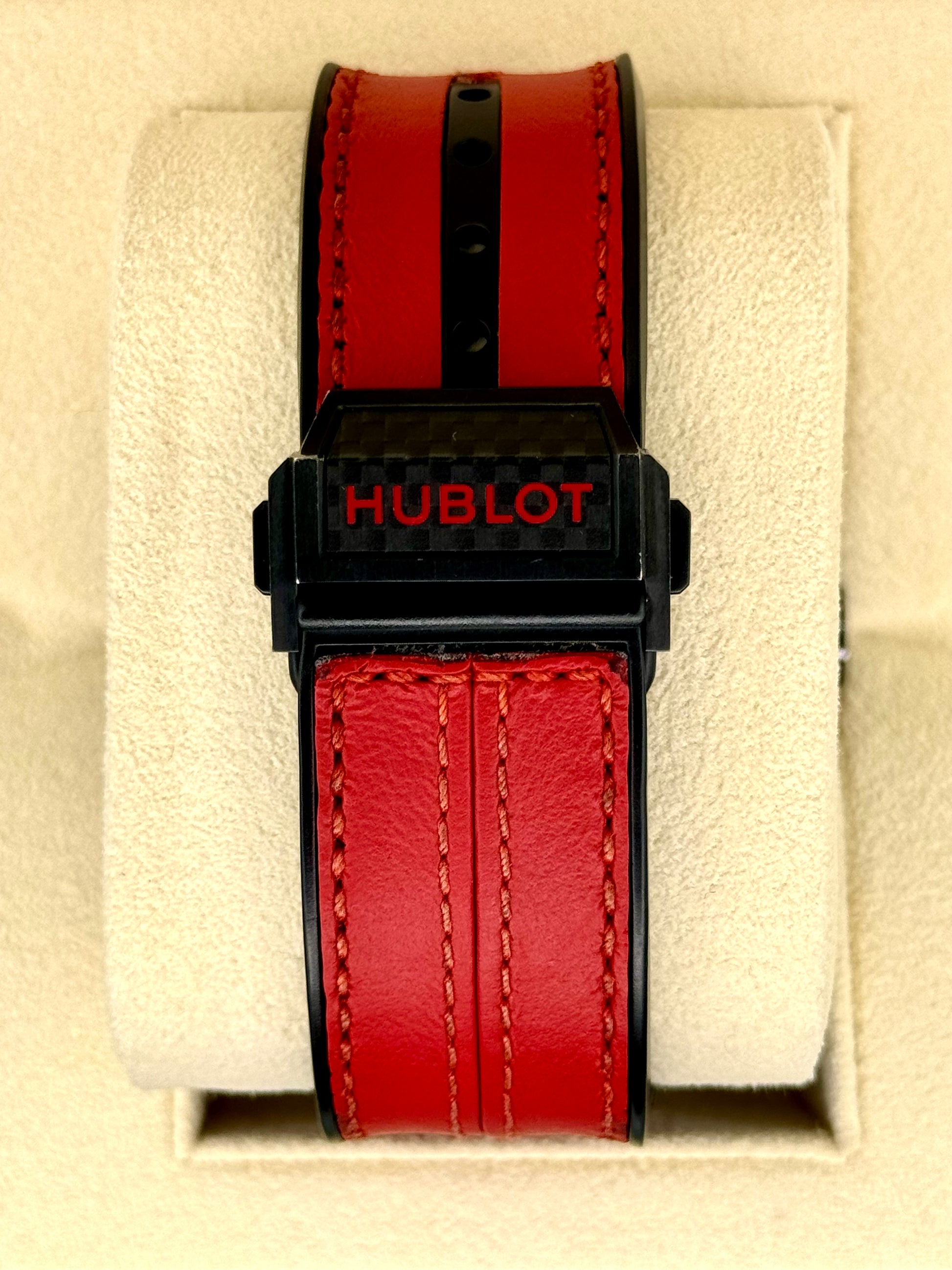 Big Bang Ferrari 45mm 401.QX.0123.VR Carbon Skeletonized Dial - MyWatchLLC