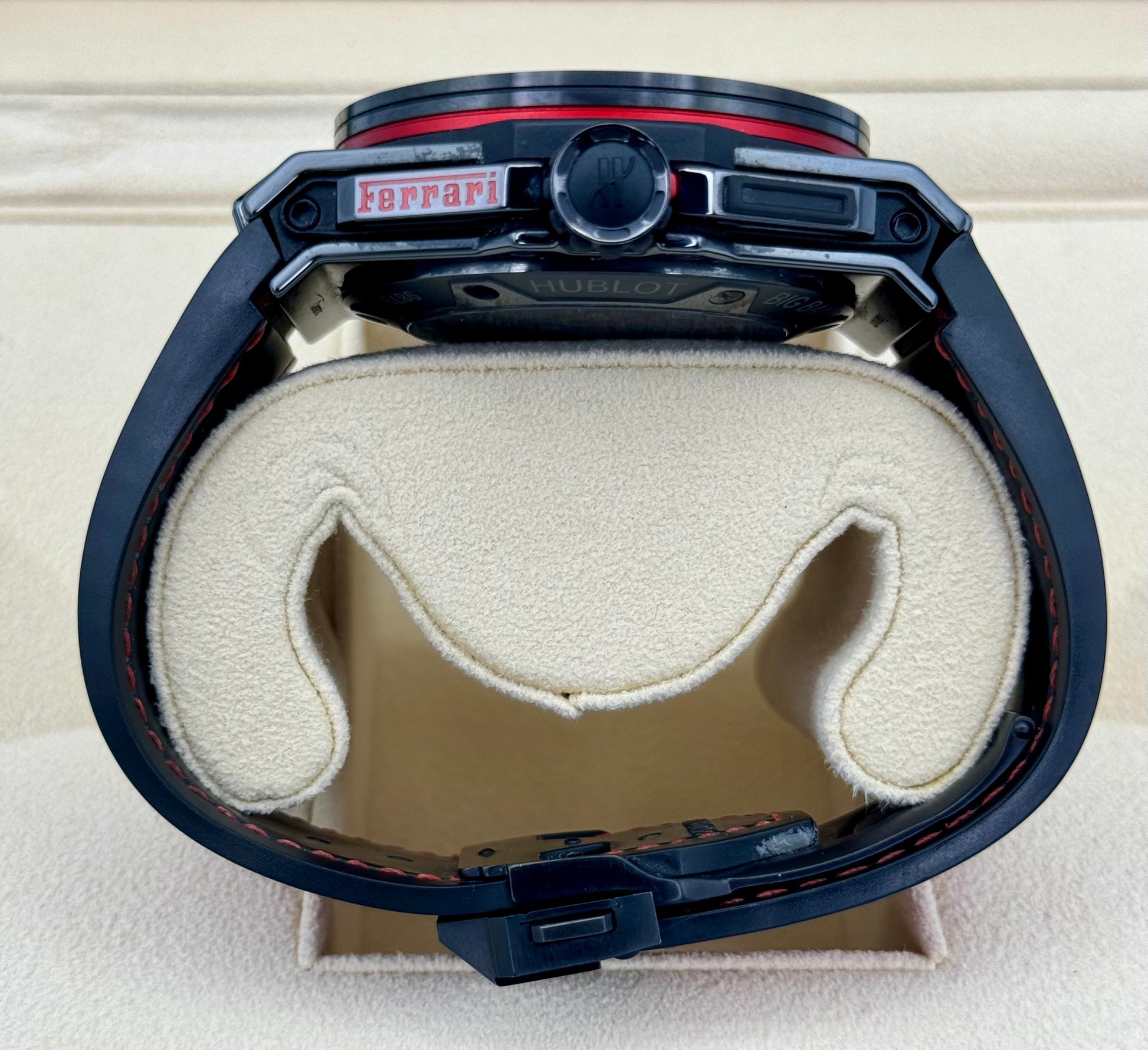 Big Bang Ferrari 45mm 401.QX.0123.VR Carbon Skeletonized Dial - MyWatchLLC