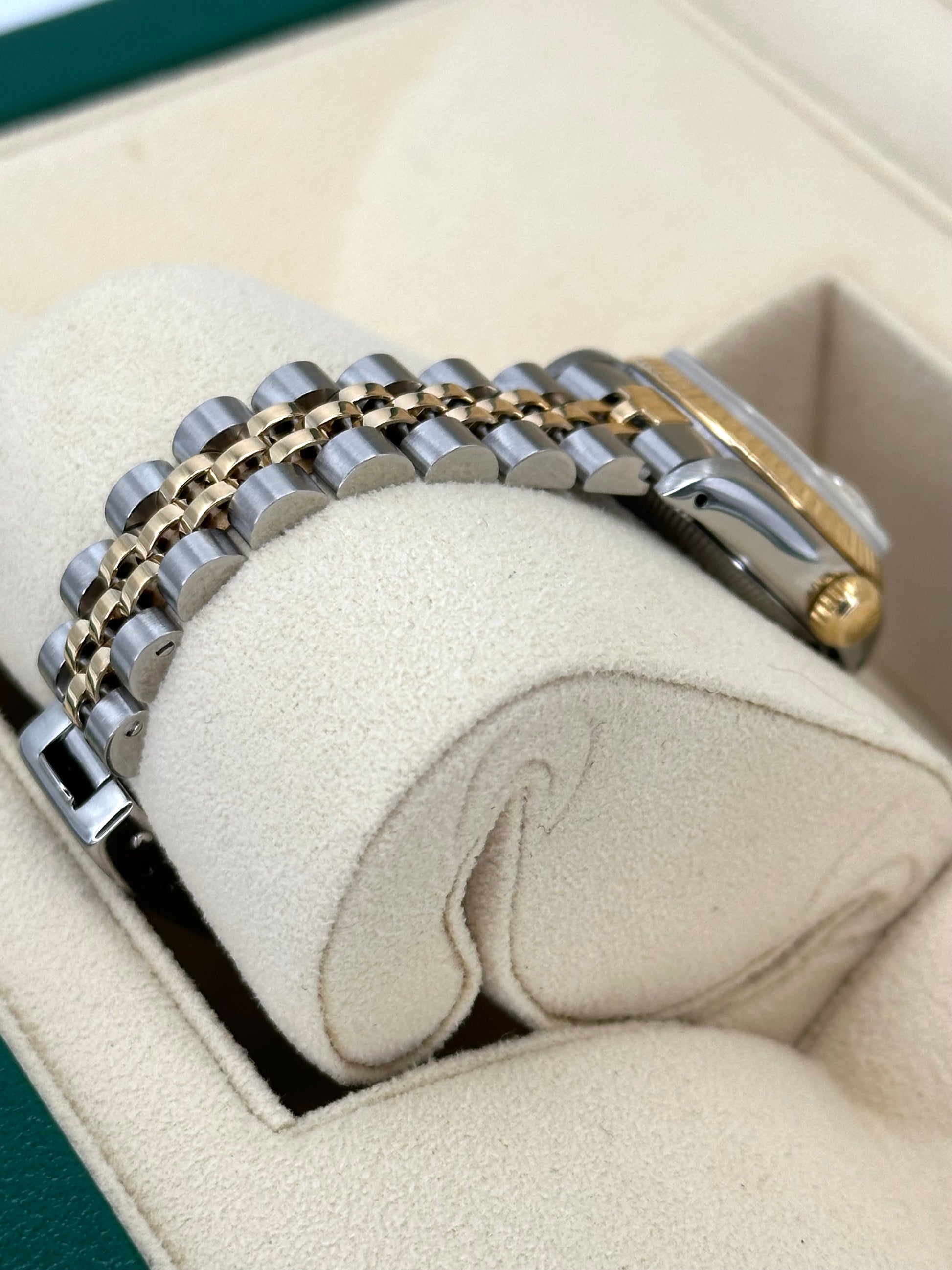 1990 Rolex Lady Datejust 28mm 69173 Two-Tone Jubilee Champagne Dial - MyWatchLLC