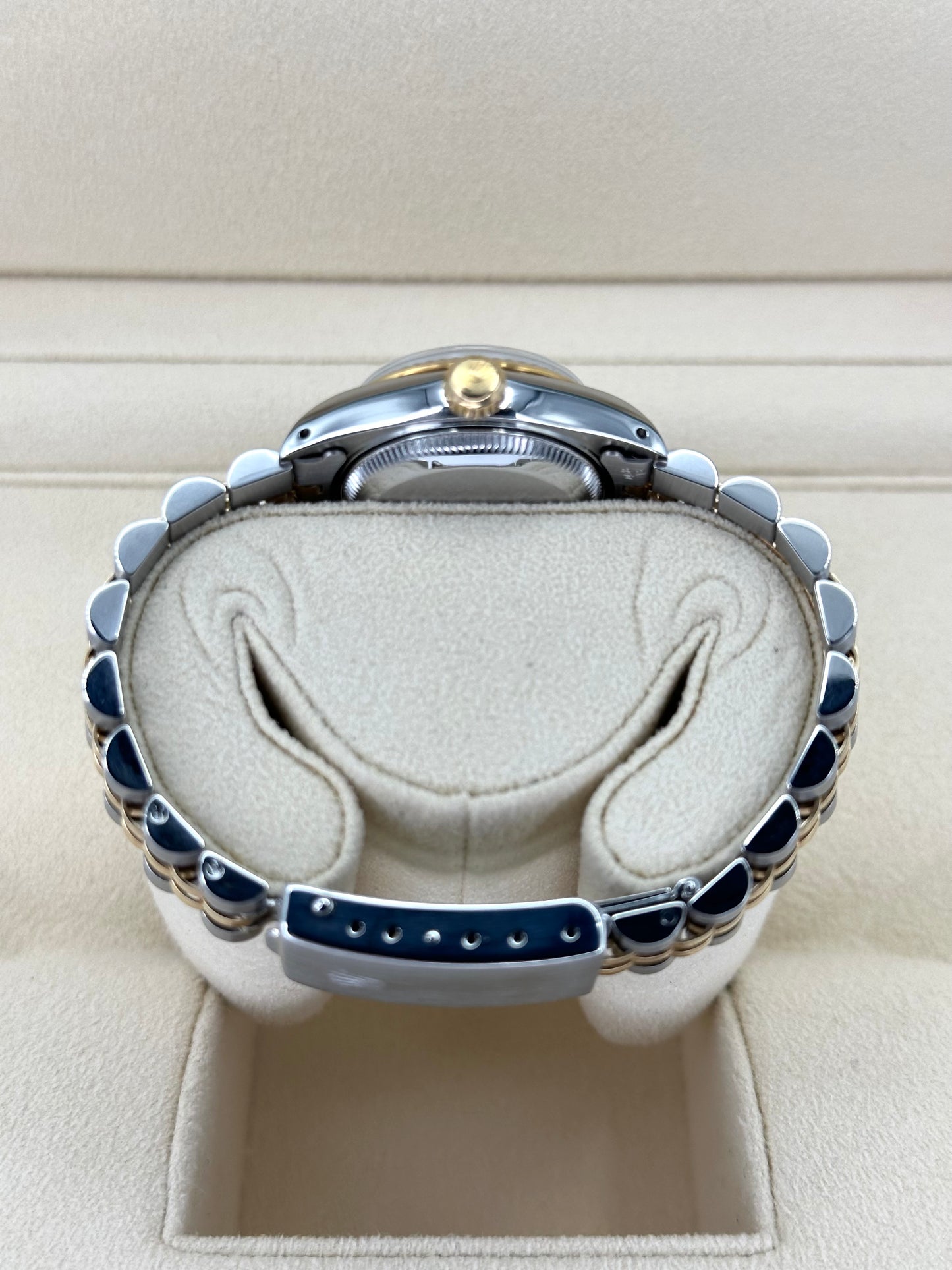 1990 Rolex Lady Datejust 28mm 69173 Two-Tone Jubilee Champagne Dial - MyWatchLLC