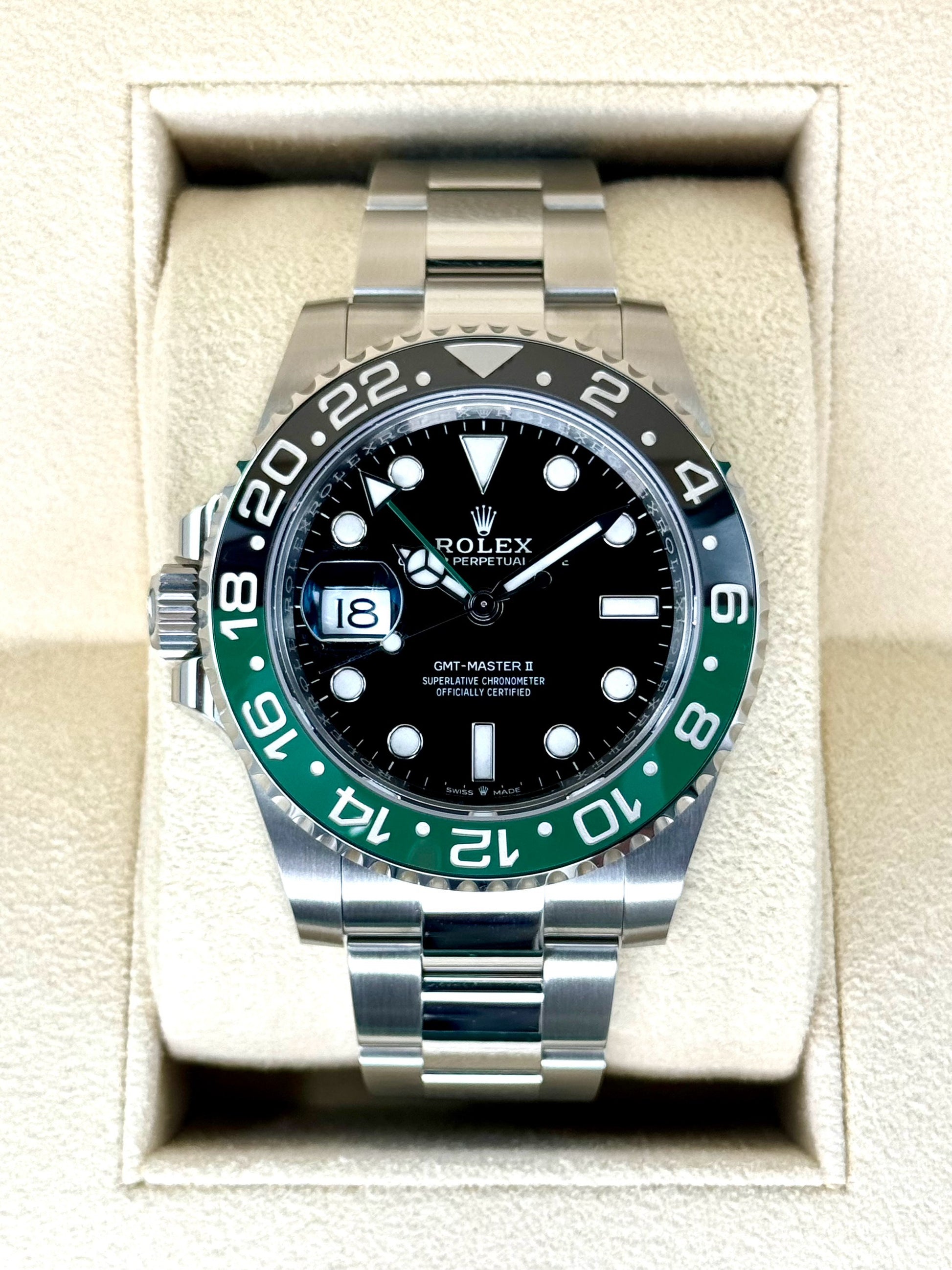 2023 Rolex GMT-Master II “Sprite” 40mm 126720VTNR Oyster - MyWatchLLC