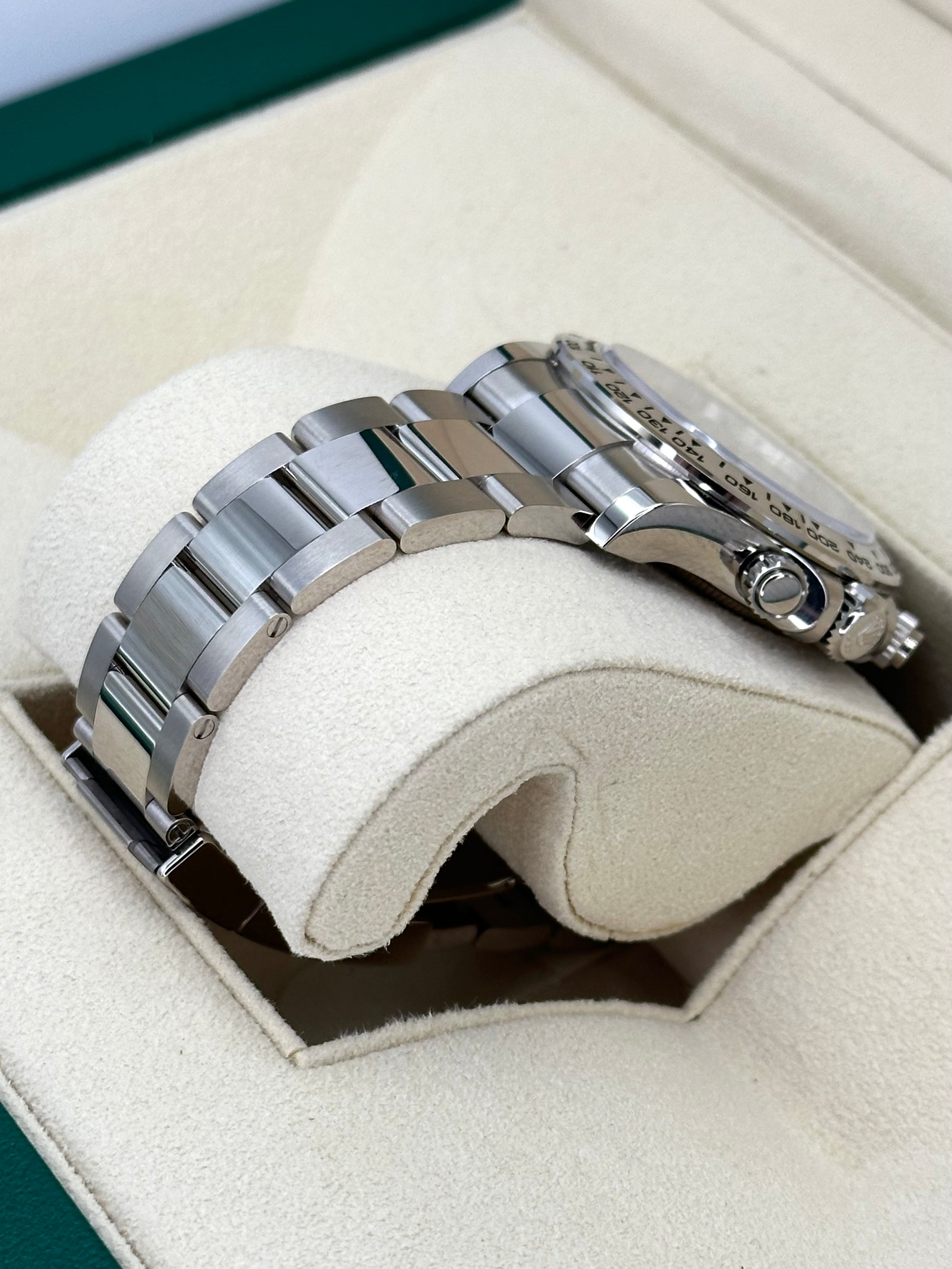 NEW 2024 Rolex Daytona 40mm 126509 White Gold Silver Ghost Dial - MyWatchLLC