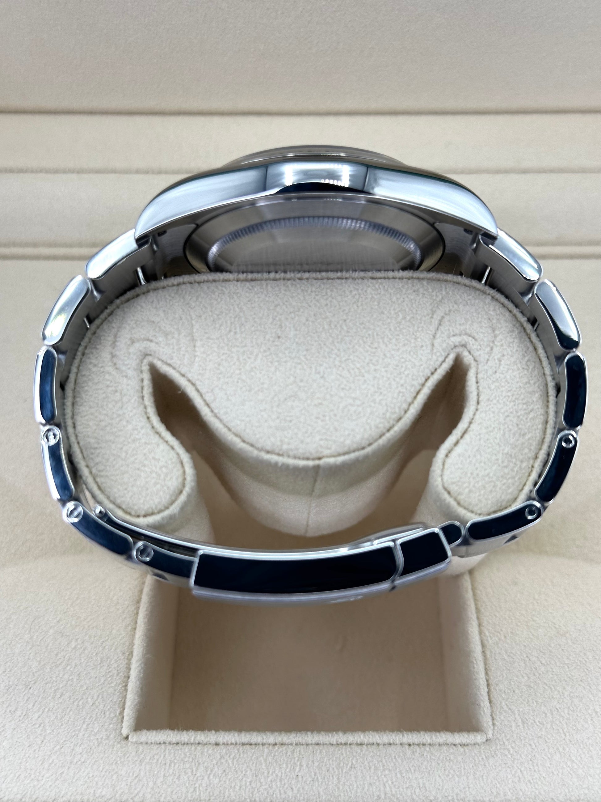 Rolex Oyster Perpetual 39mm 114300 Blue Stick Dial - MyWatchLLC