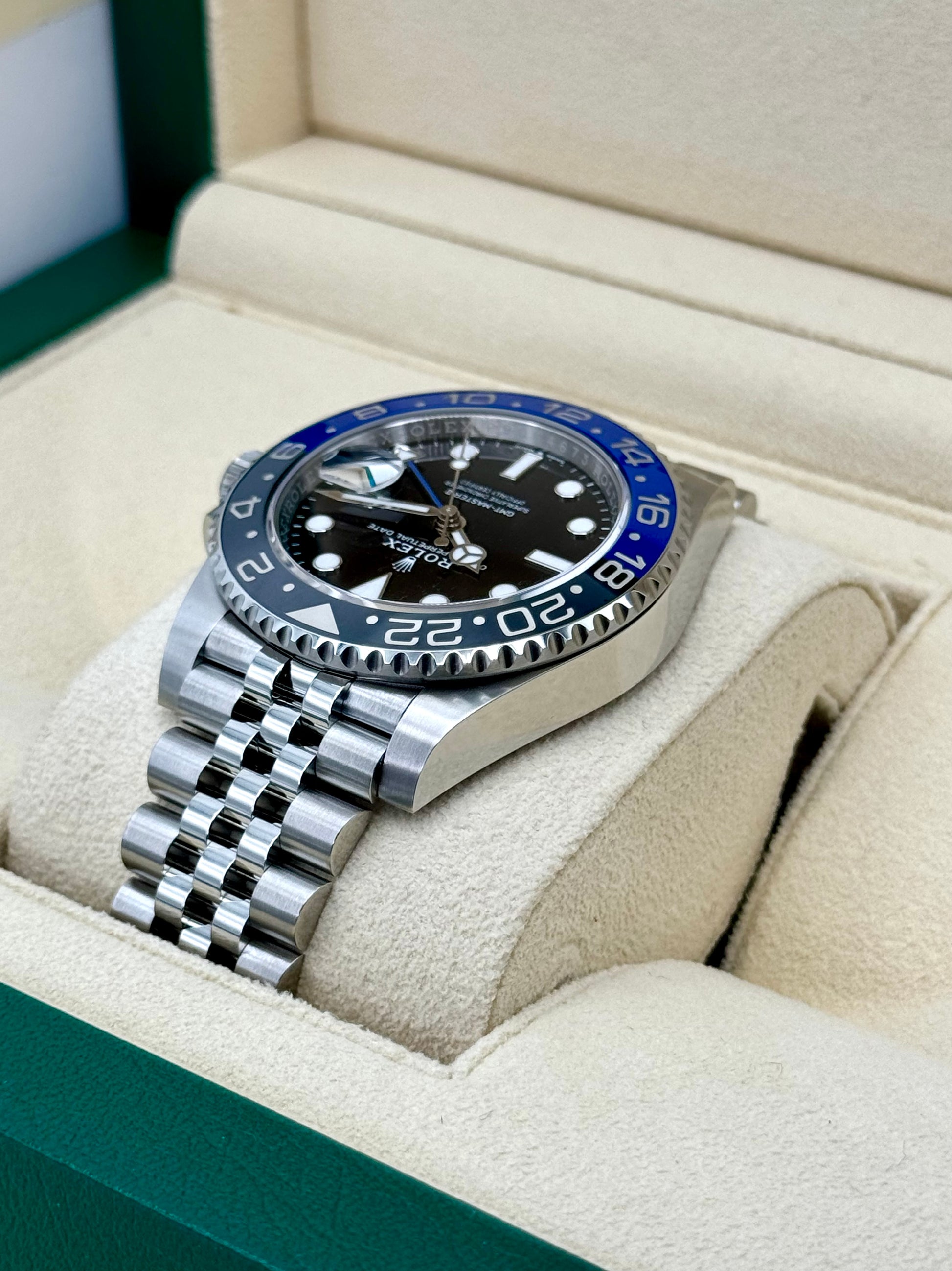 2023 Rolex GMT-Master II "Batgirl" 40mm 126710BLNR Jubilee Black Dial - MyWatchLLC