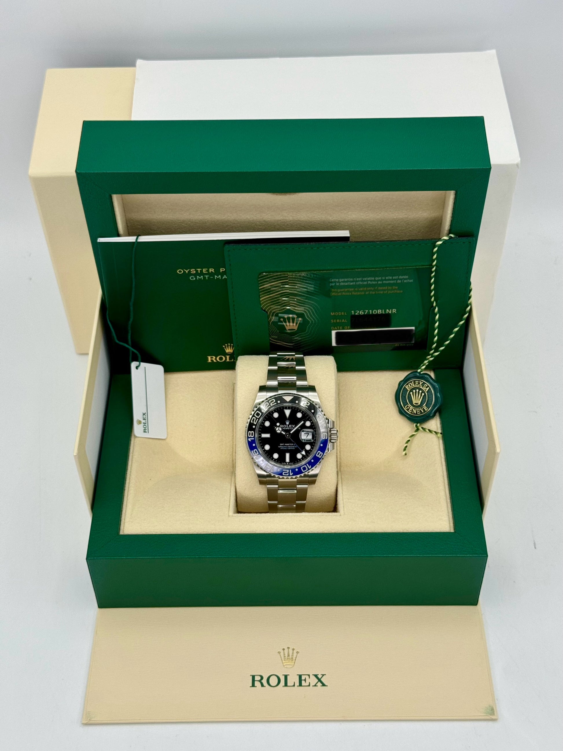 2024 Rolex GMT-Master II "Batman" 40mm 126710BLNR Oyster - MyWatchLLC