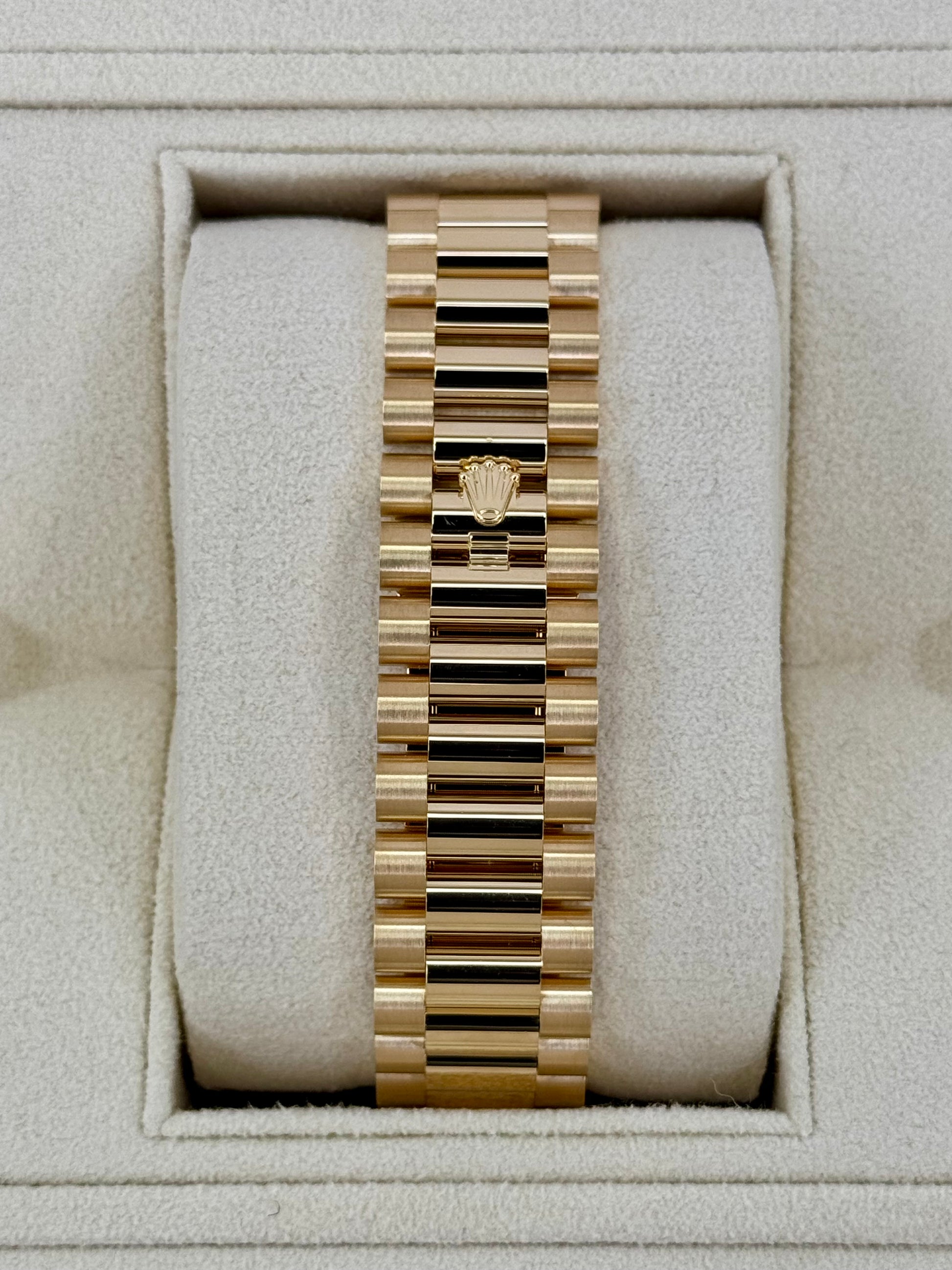 NEW 2024 Rolex Day-Date 40mm 228348RBR Diamond Paved Dial - MyWatchLLC