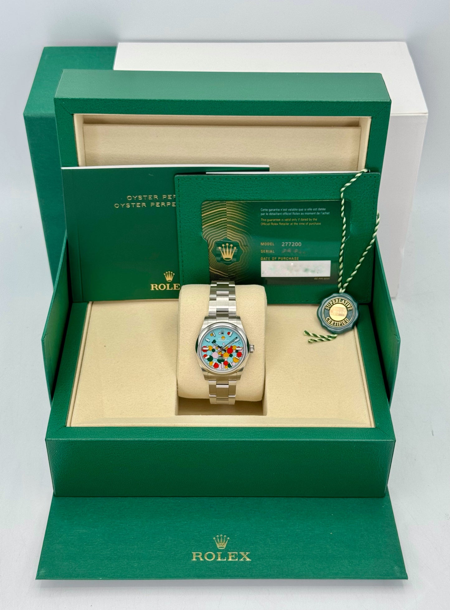NEW 2025 Rolex Oyster Perpetual 31mm 277200 Celebration Dial
