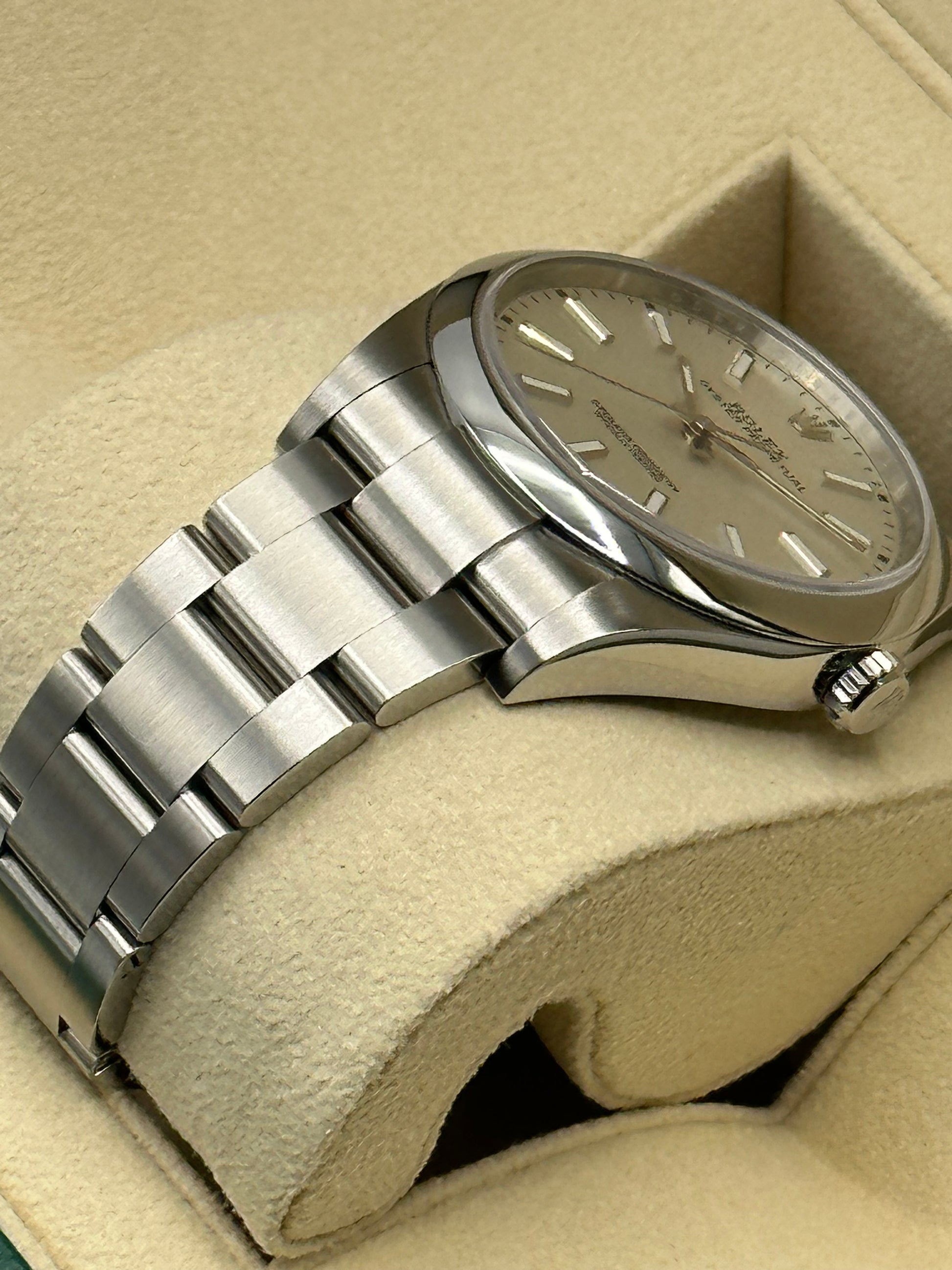 2019 Rolex Oyster Perpetual 39mm Stainless Steel White Index Dial - MyWatchLLC