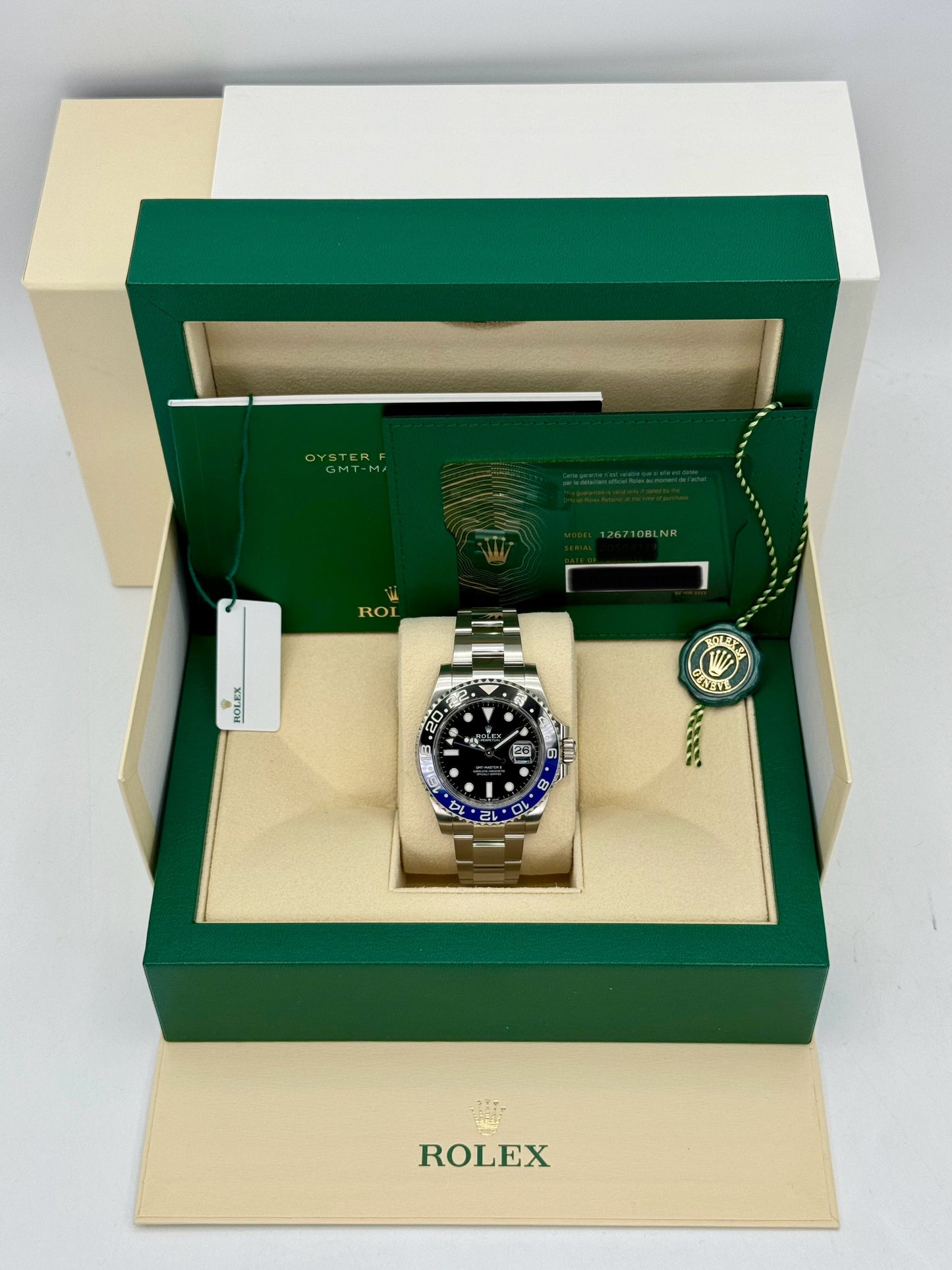 2023 Rolex GMT-Master II "Batman" 40mm 126710BLNR Oyster - MyWatchLLC